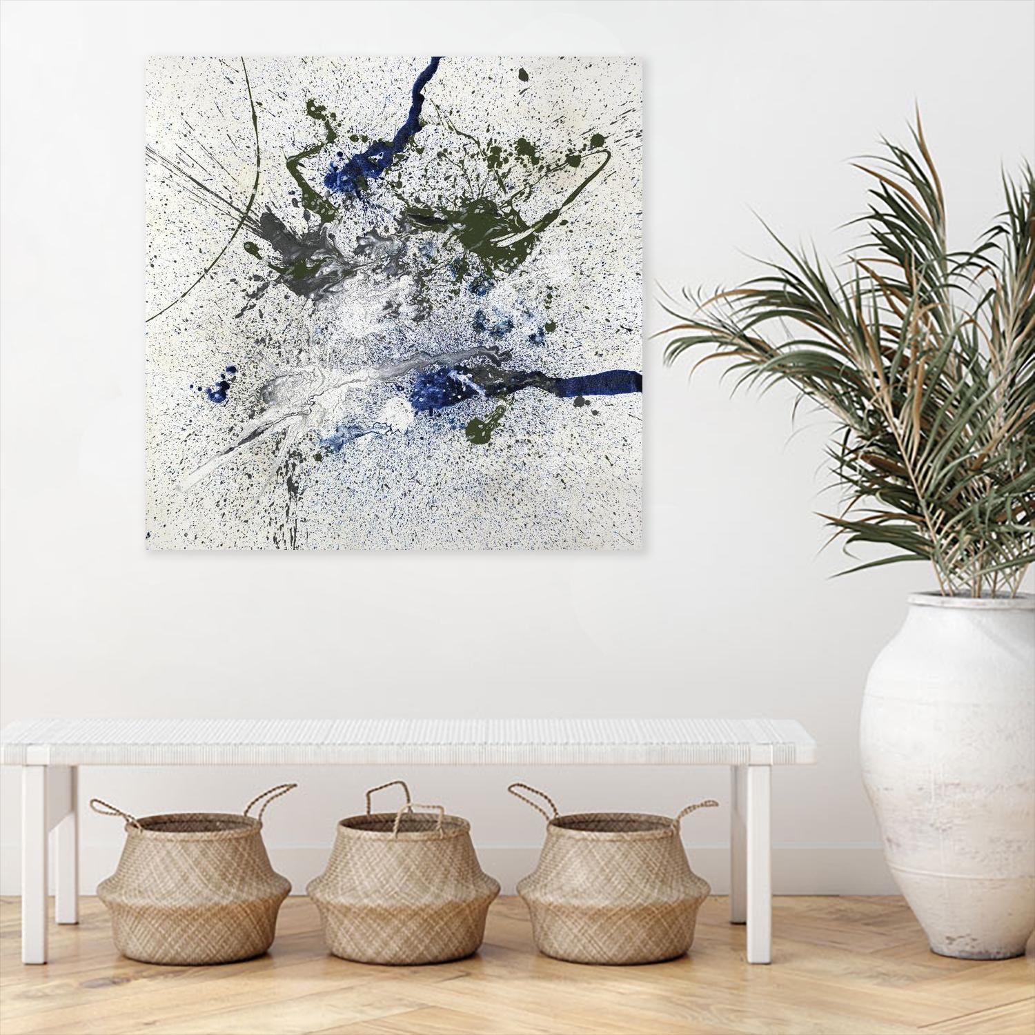 In the Arena by Daleno Art on GIANT ART - green abstract