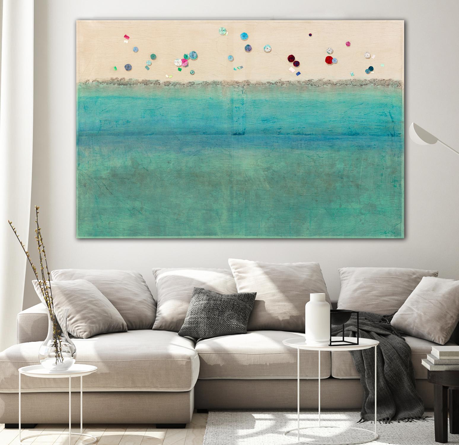 Leisure Life by Daleno Art on GIANT ART - red coastal sand