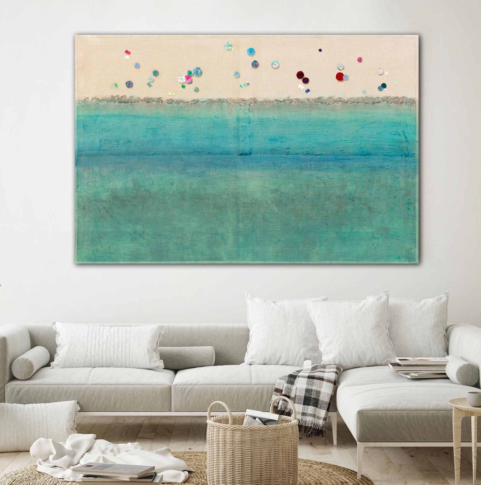 Leisure Life by Daleno Art on GIANT ART - red coastal sand