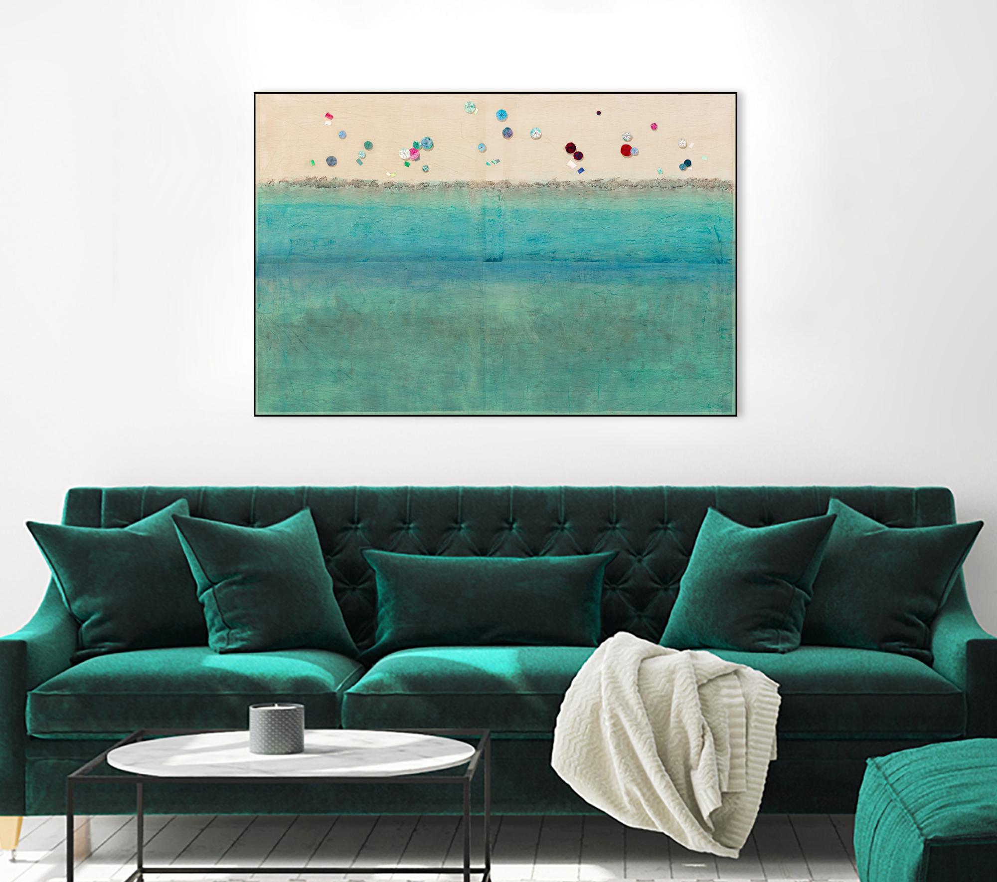 Leisure Life by Daleno Art on GIANT ART - red coastal sand