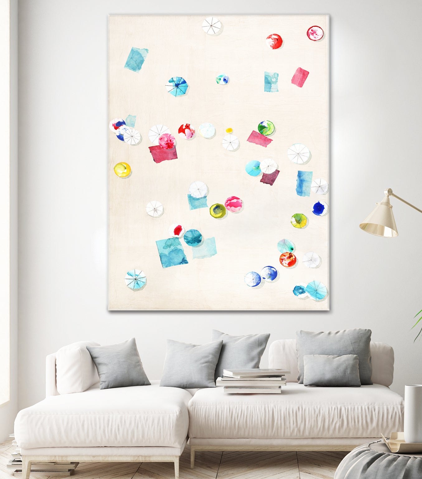 Fun Day Sunday by Daleno Art on GIANT ART - pink abstract