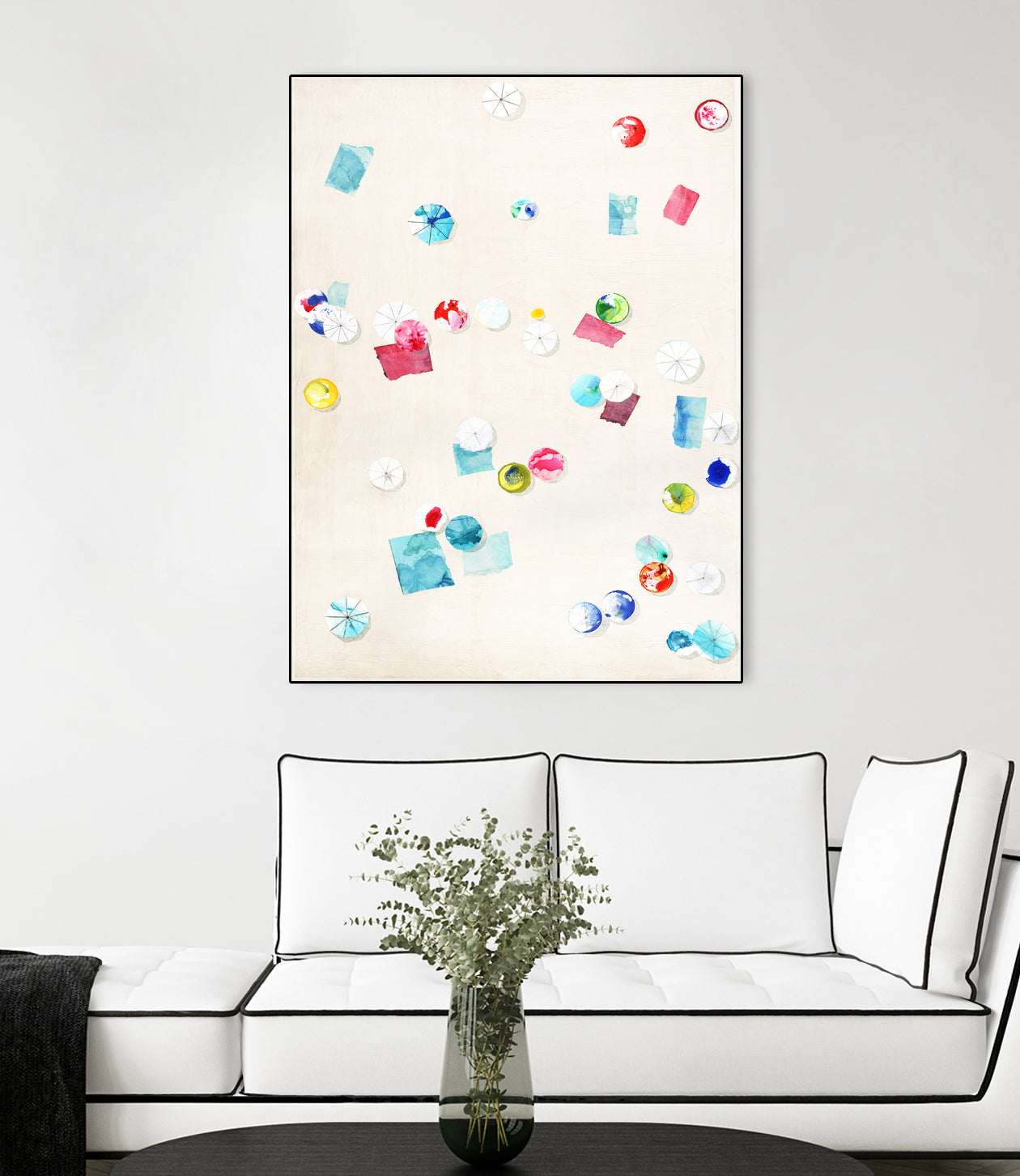 Fun Day Sunday by Daleno Art on GIANT ART - pink abstract
