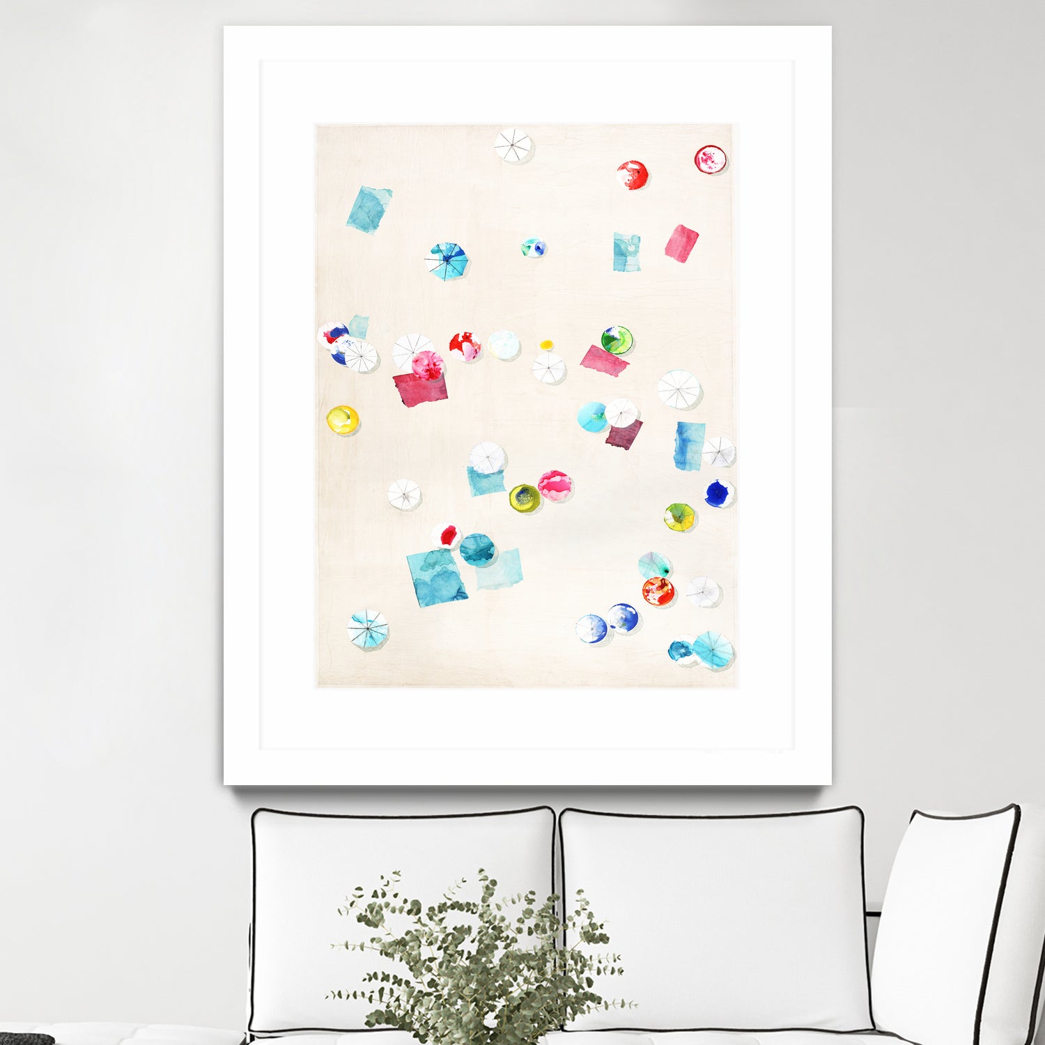 Fun Day Sunday by Daleno Art on GIANT ART - pink abstract