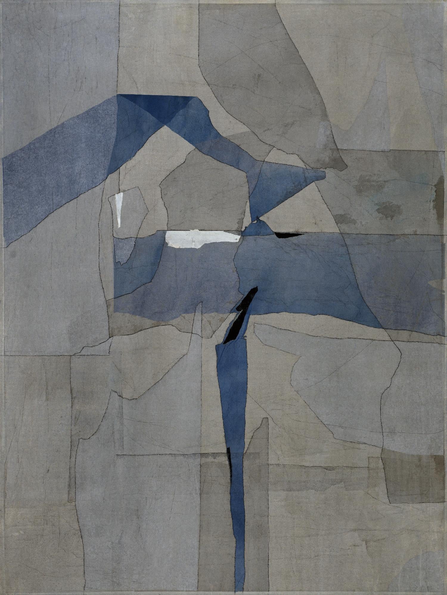 Survivor Puzzle by Daleno Art on GIANT ART - blue abstract abstrait