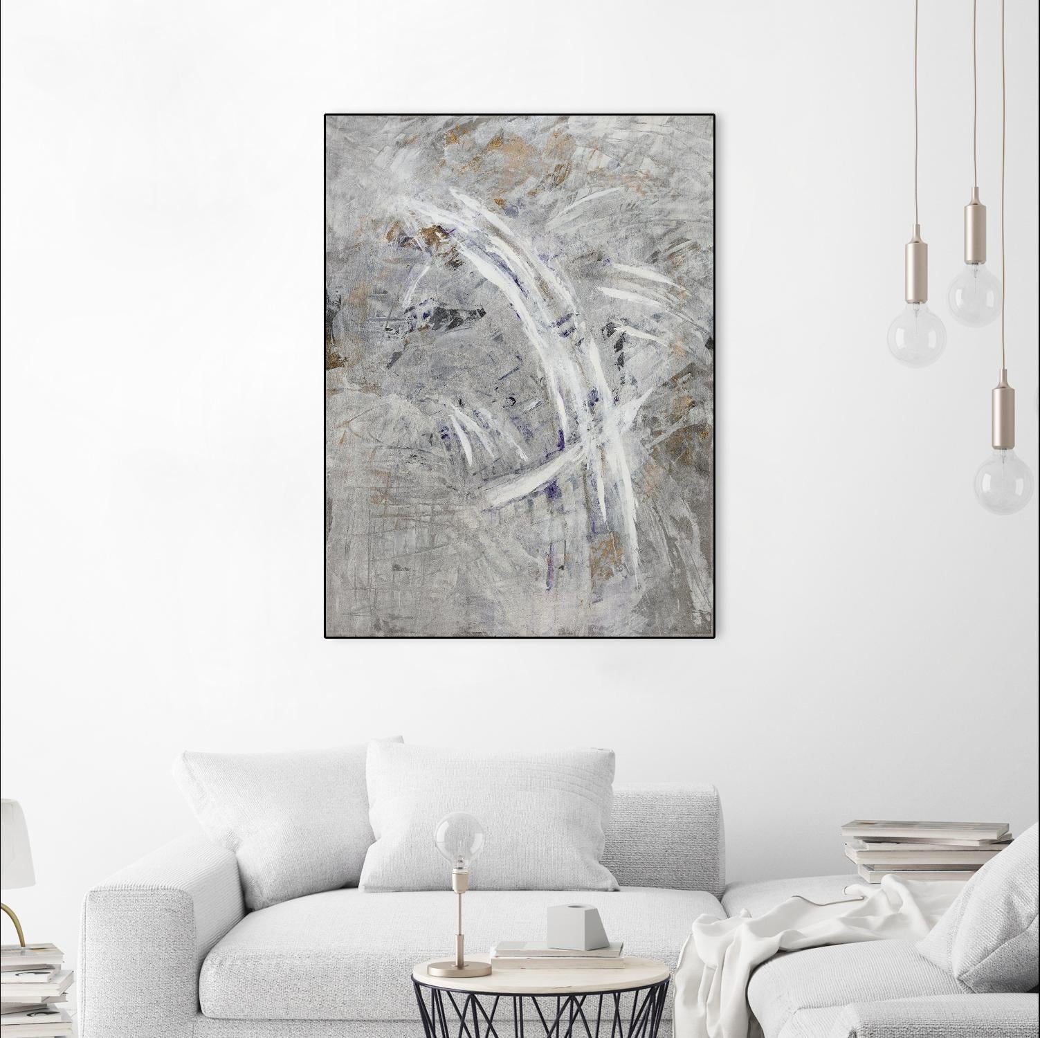 Simple Scratch by Daleno Art on GIANT ART - gold abstract abstrait