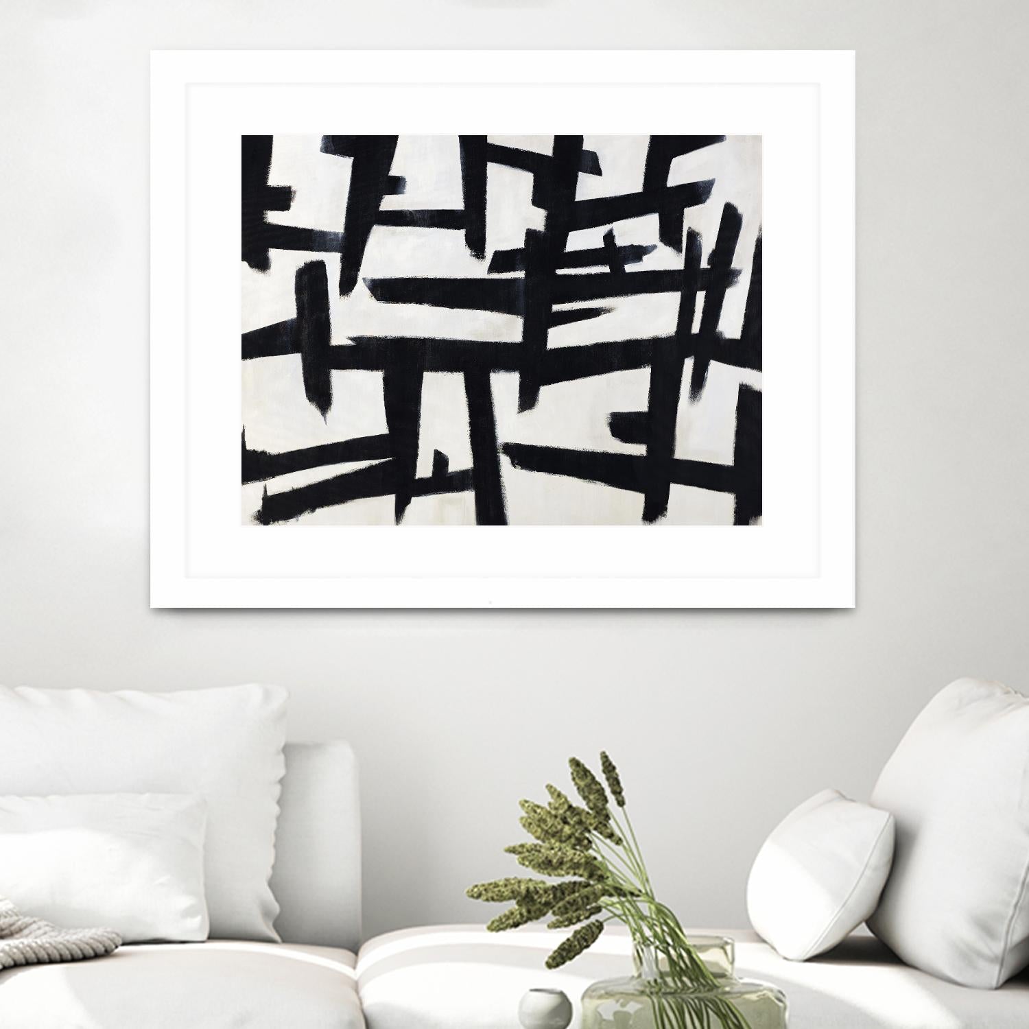 Native Maze by Daleno Art on GIANT ART - white abstract abstract