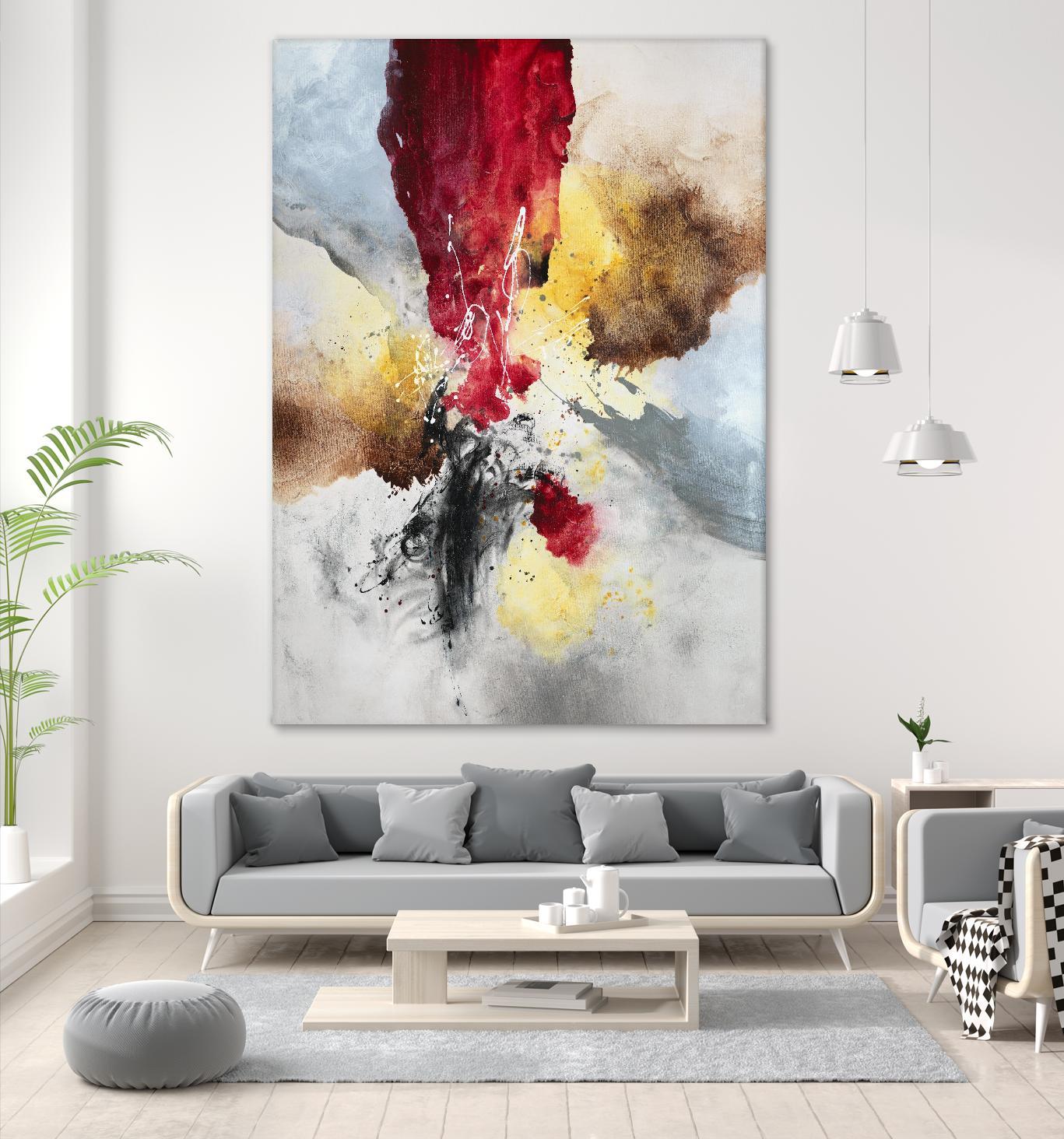 Subversion by Daleno Art on GIANT ART - red abstract abstrait