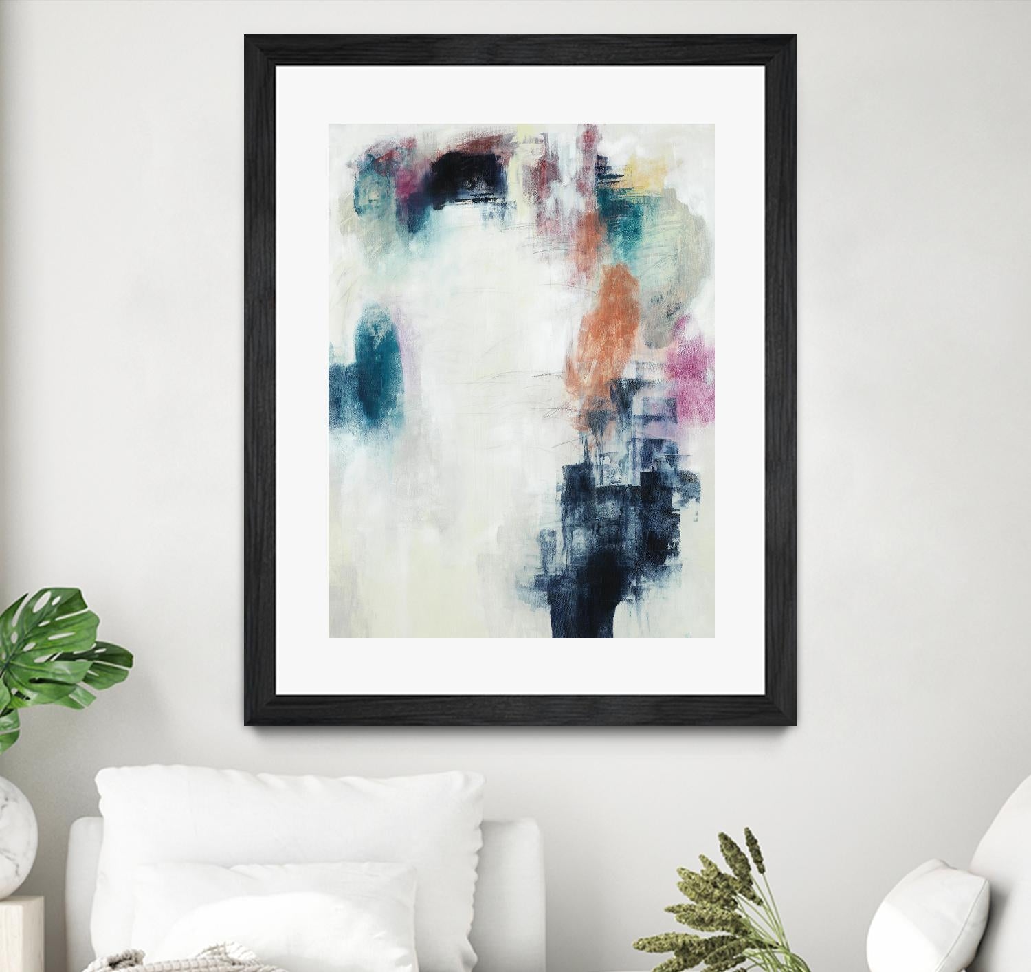 Sensitive Strum by Daleno Art on GIANT ART - blue abstract abstrait