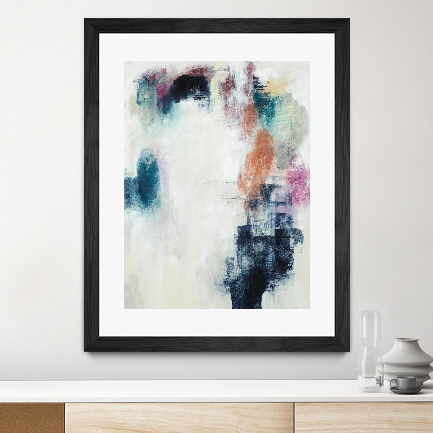 Sensitive Strum by Daleno Art on GIANT ART - blue abstract abstrait