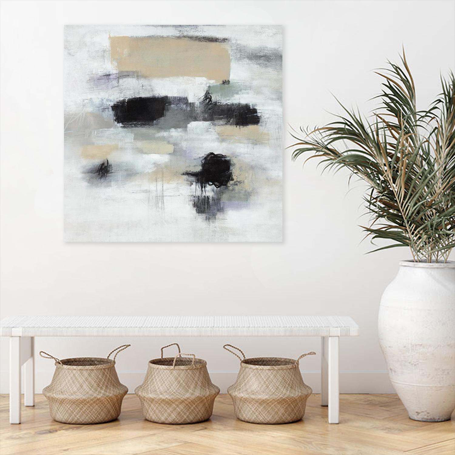 Join Forces by Daleno Art on GIANT ART - beige abstract