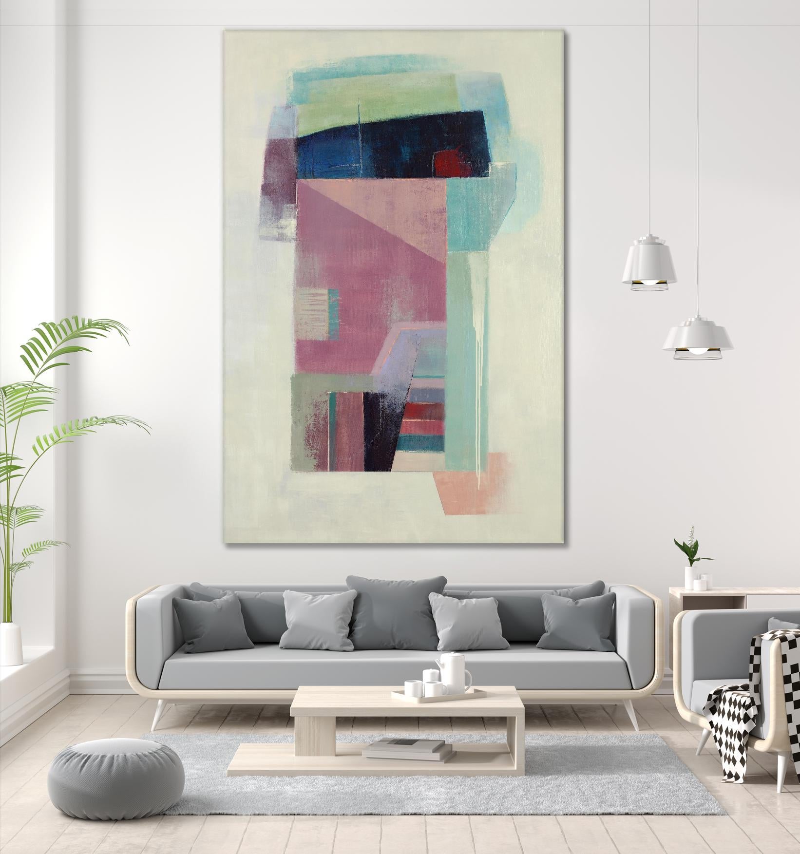 Specific Structures by Daleno Art on GIANT ART - red abstract abstrait