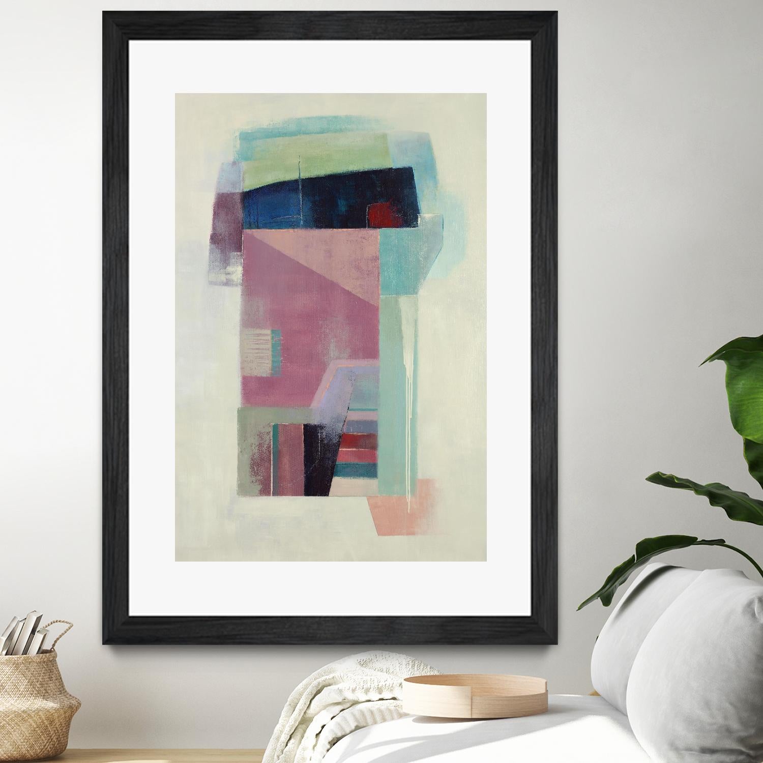 Specific Structures by Daleno Art on GIANT ART - pink abstract abstrait