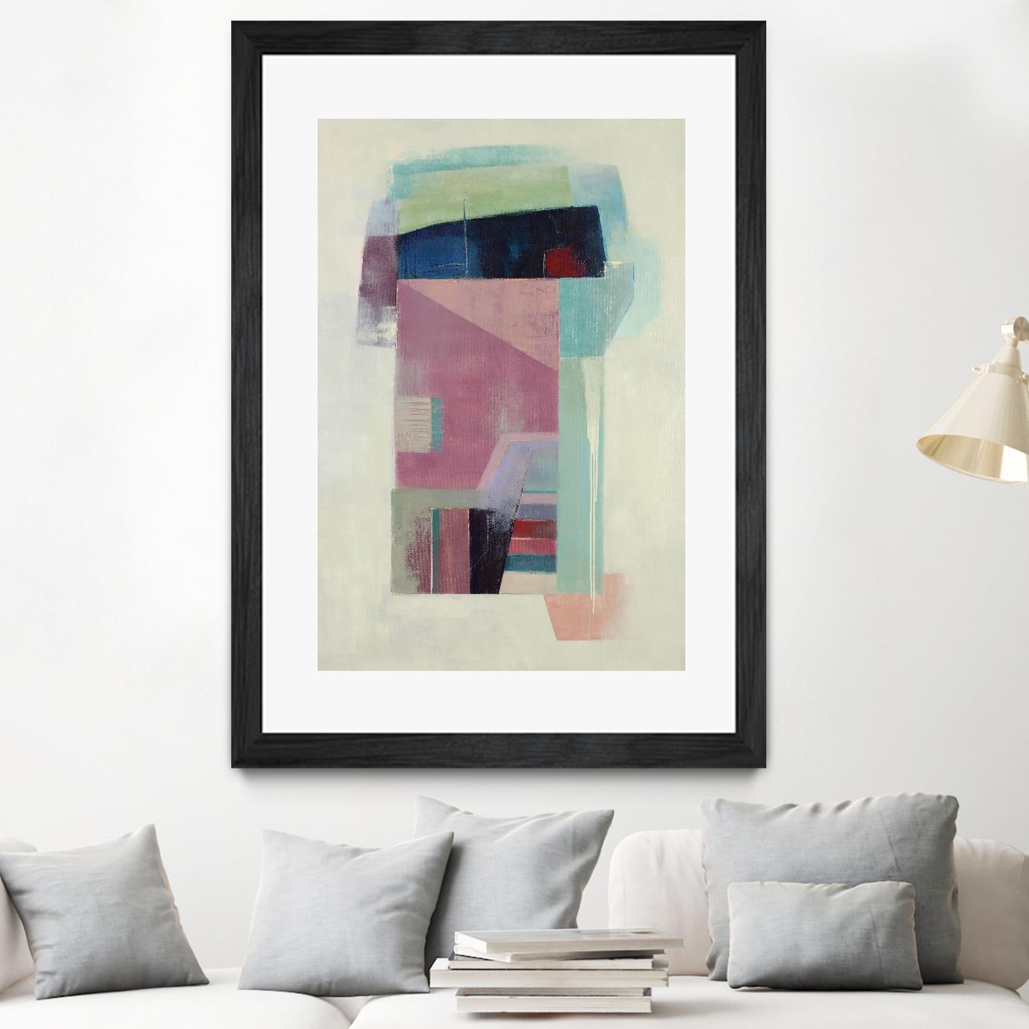 Specific Structures by Daleno Art on GIANT ART - pink abstract abstrait