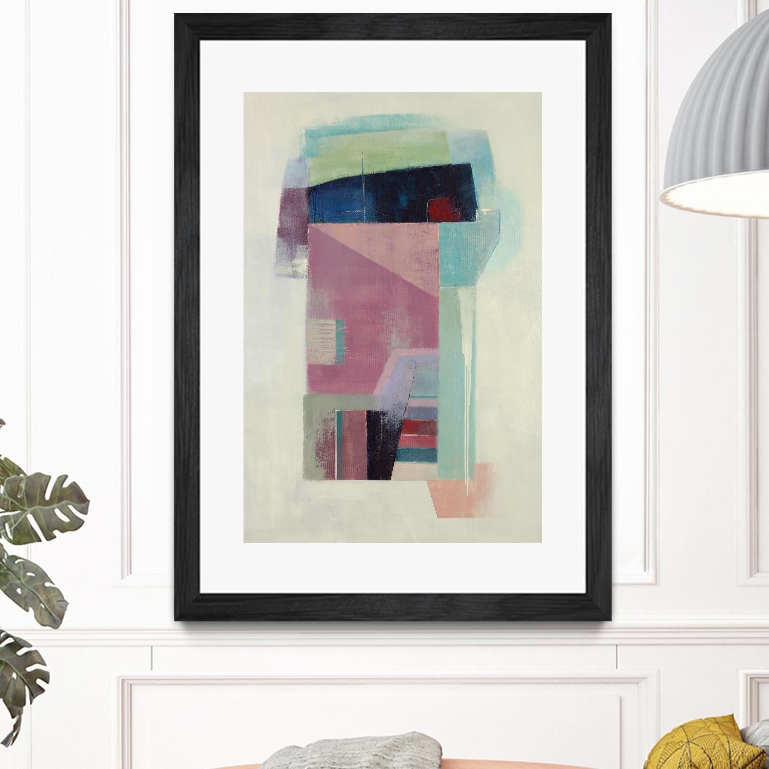 Specific Structures by Daleno Art on GIANT ART - pink abstract abstrait