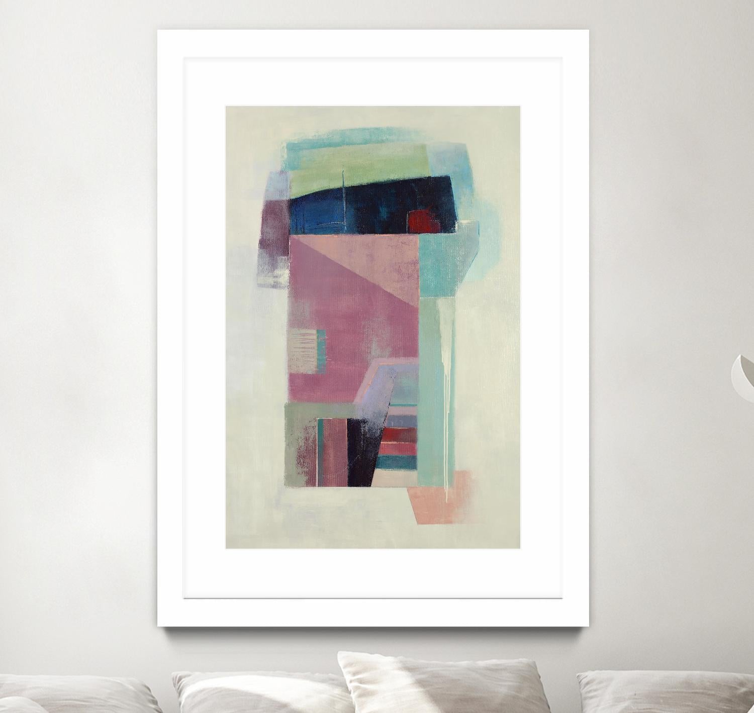 Specific Structures by Daleno Art on GIANT ART - pink abstract abstrait