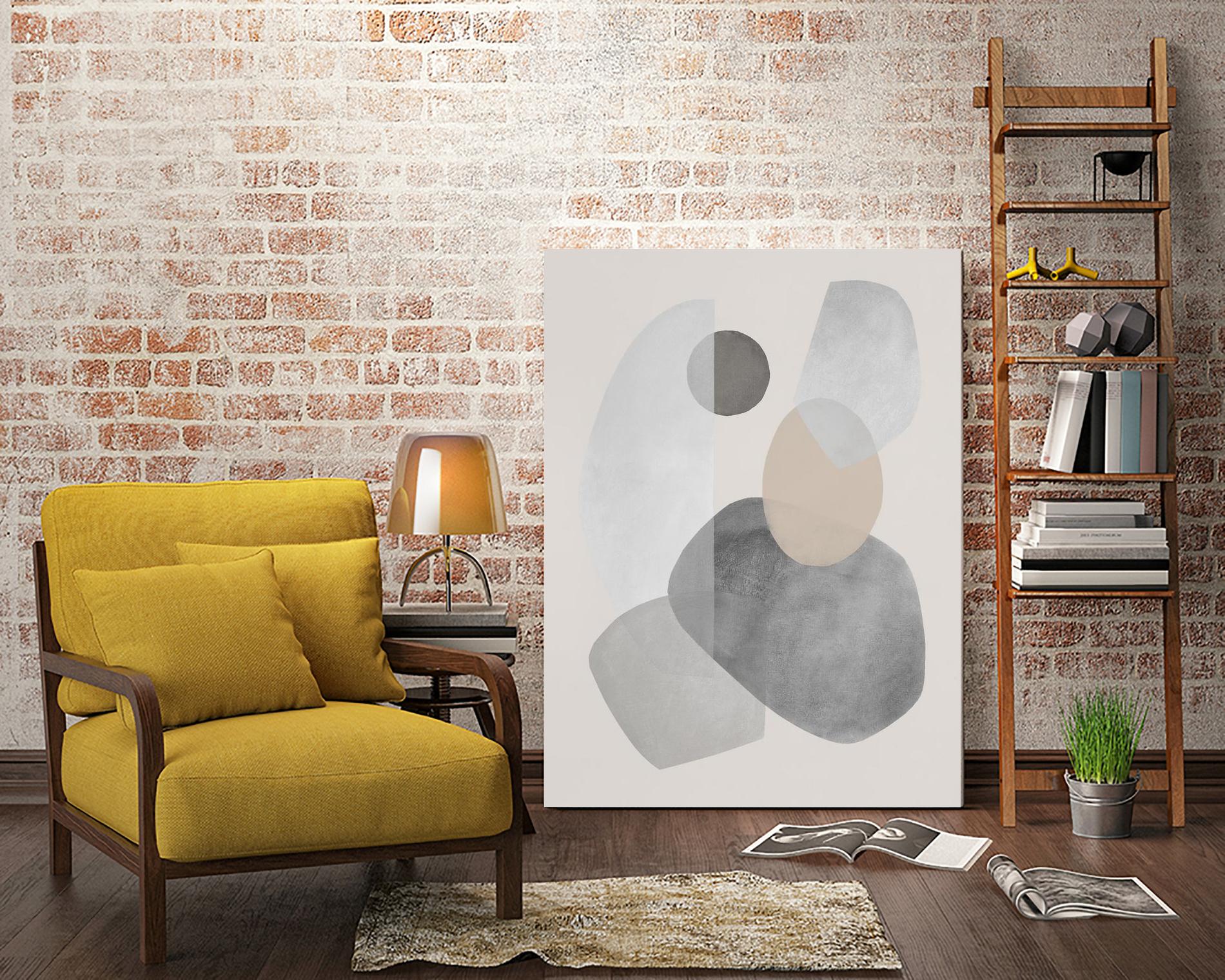 Pour Out by Daleno Art on GIANT ART - beige abstract abstract