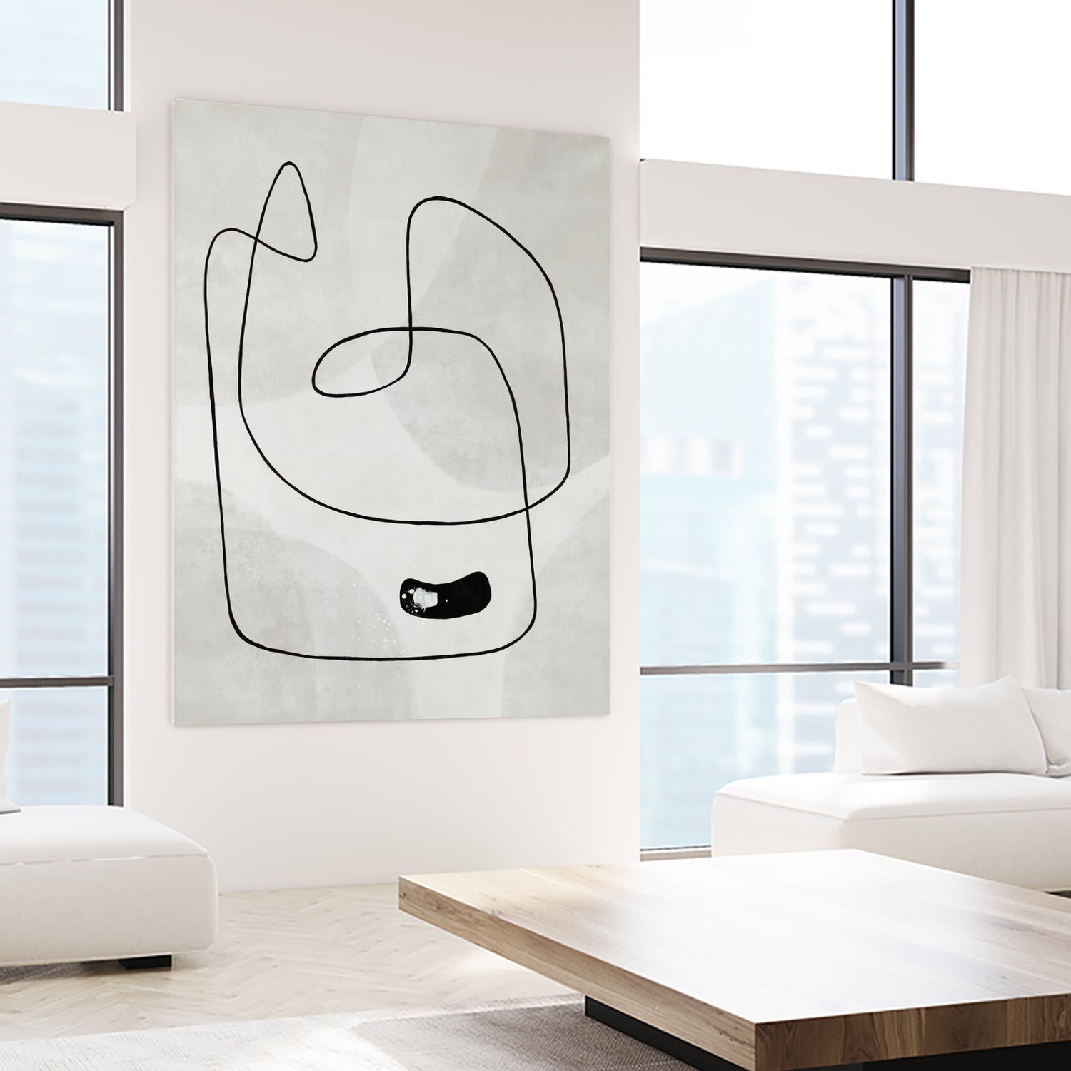 Take A Dip by Daleno Art on GIANT ART - black abstract