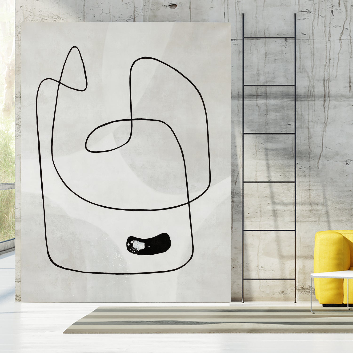 Take A Dip by Daleno Art on GIANT ART - black abstract