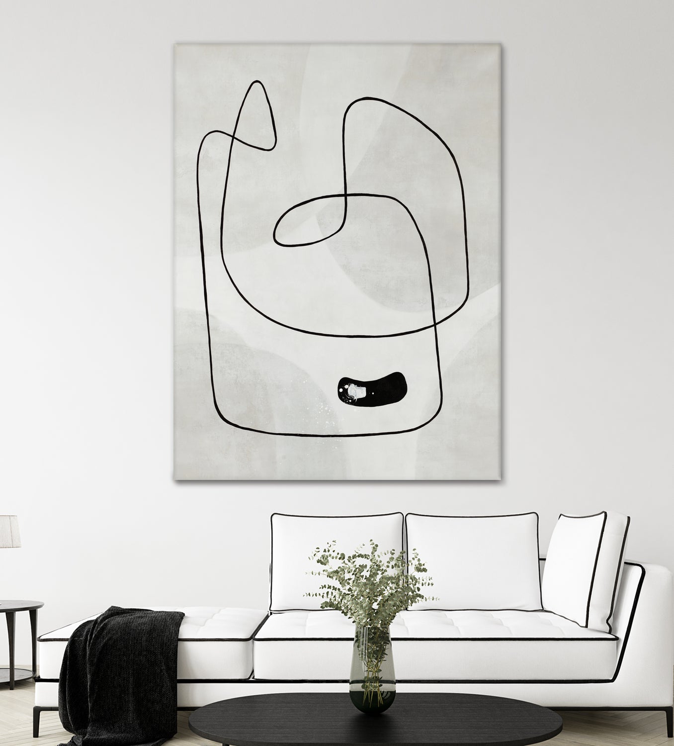 Take A Dip by Daleno Art on GIANT ART - black abstract