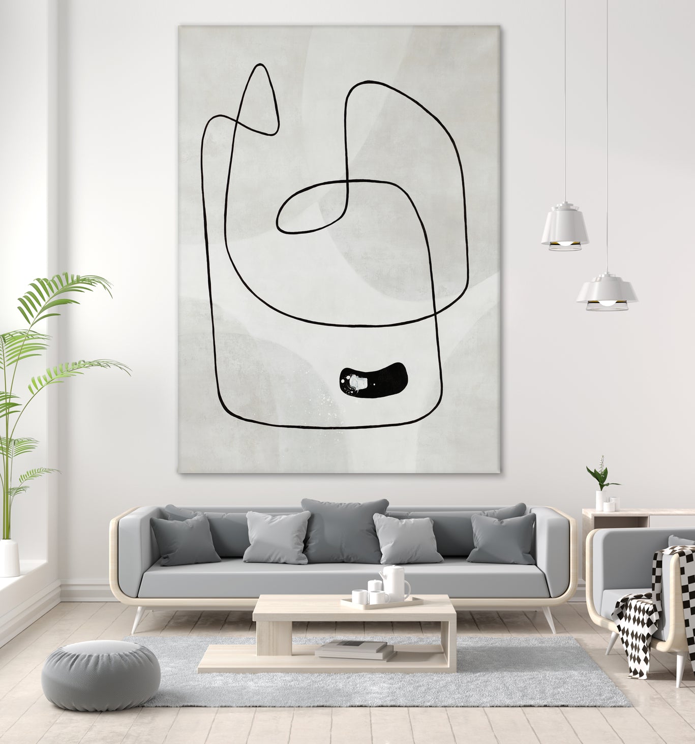 Take A Dip by Daleno Art on GIANT ART - black abstract