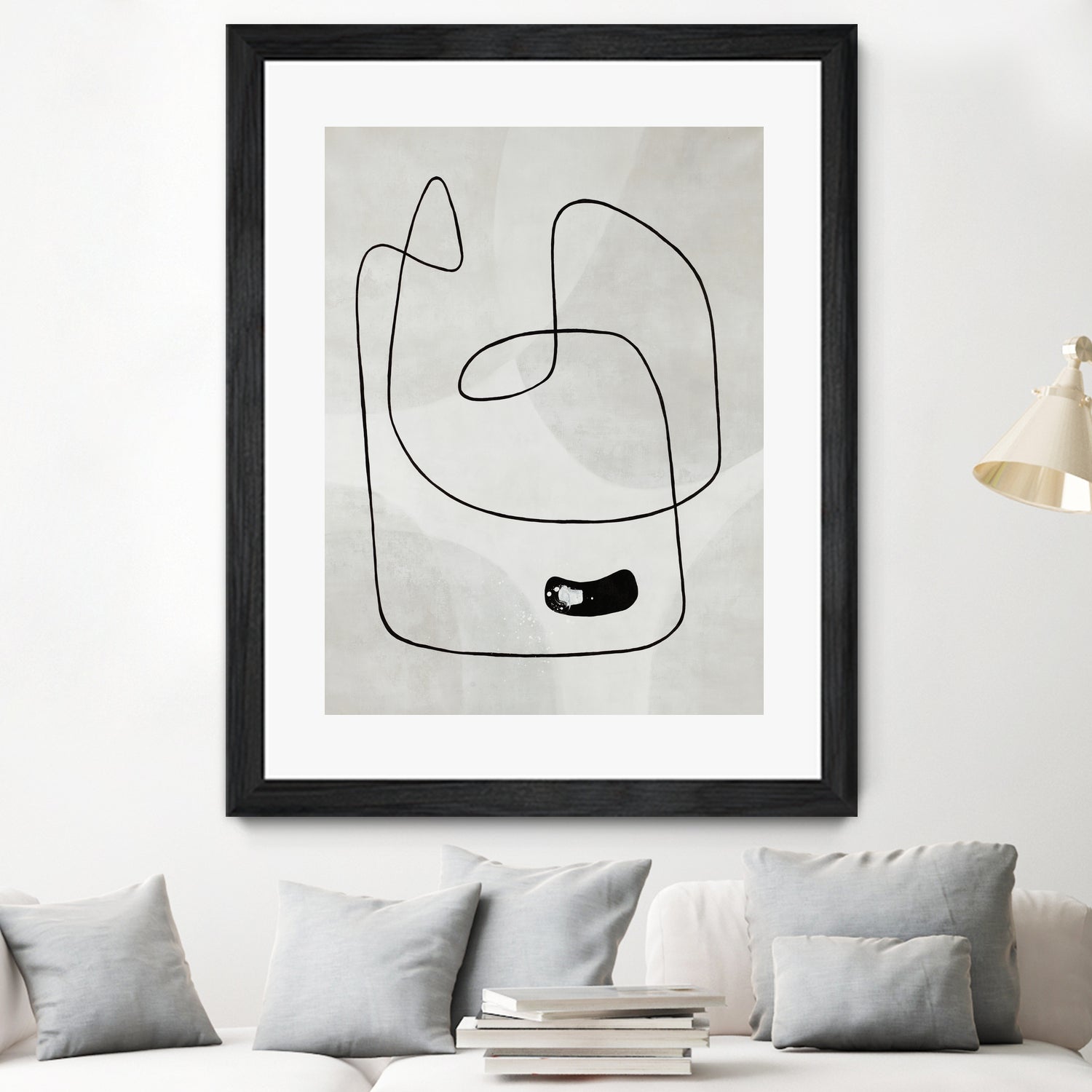 Take A Dip by Daleno Art on GIANT ART - black abstract