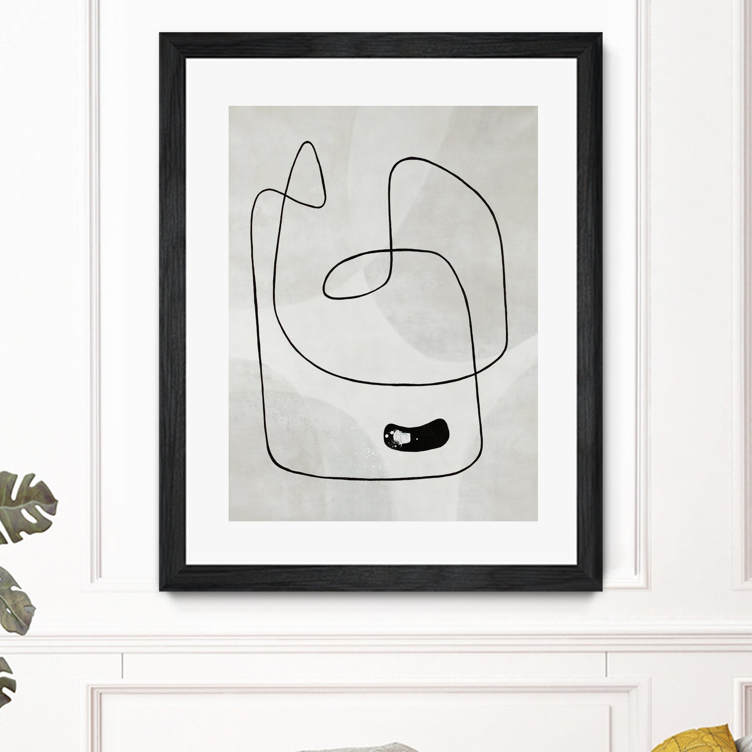 Take A Dip by Daleno Art on GIANT ART - black abstract