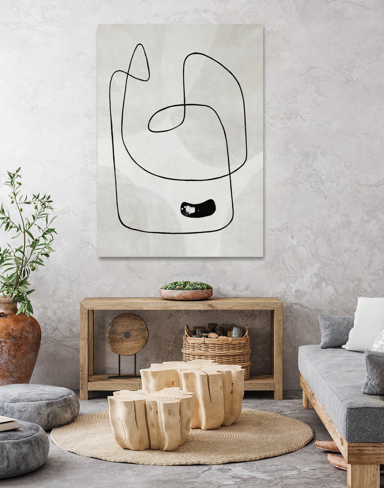 Take A Dip by Daleno Art on GIANT ART - black abstract