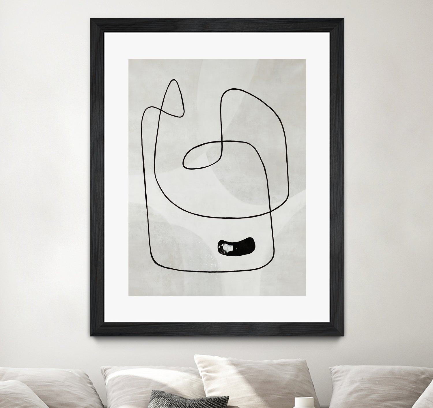 Take A Dip by Daleno Art on GIANT ART - black abstract