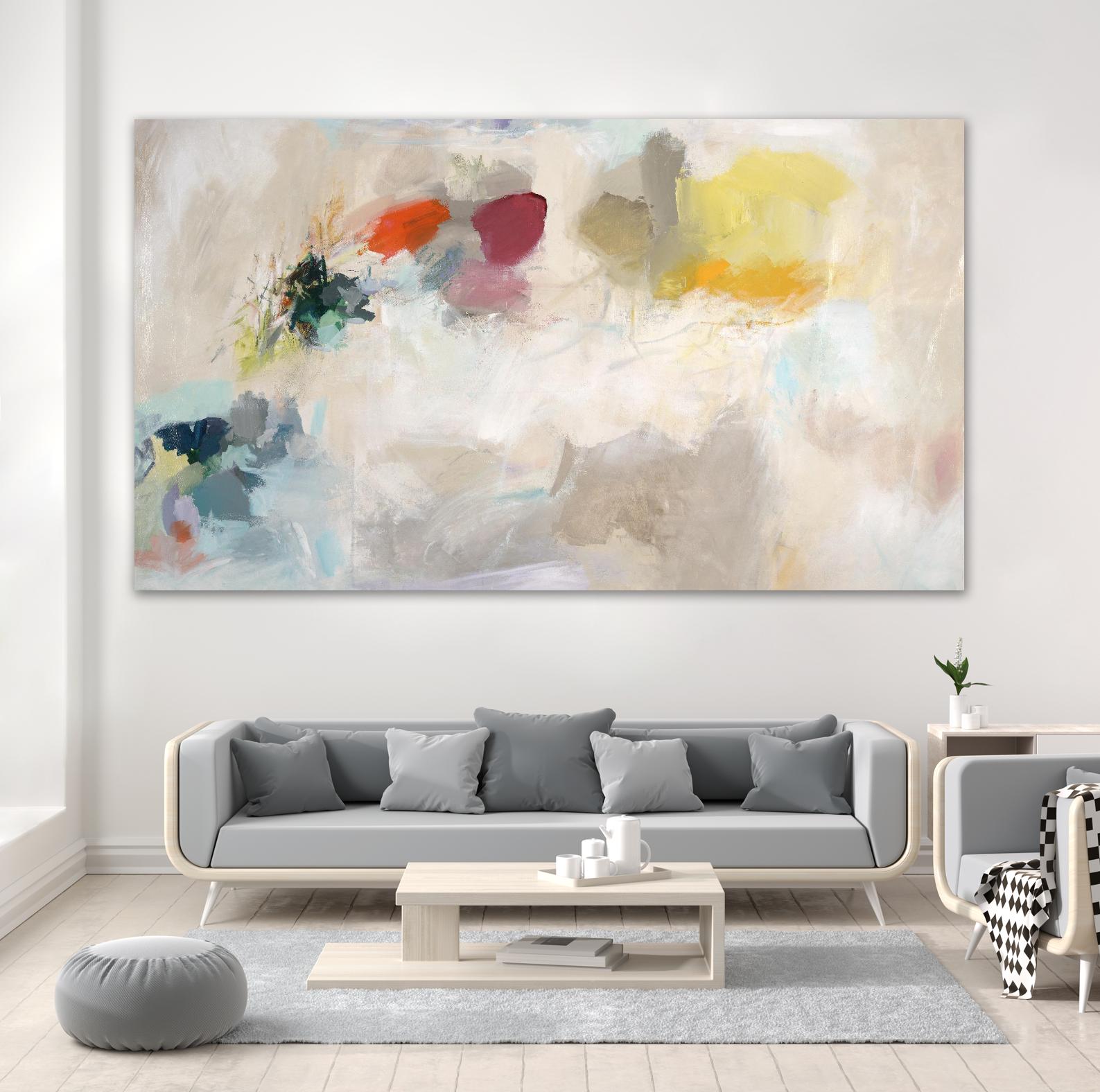 Duration by Daleno Art on GIANT ART - orange abstract abstrait