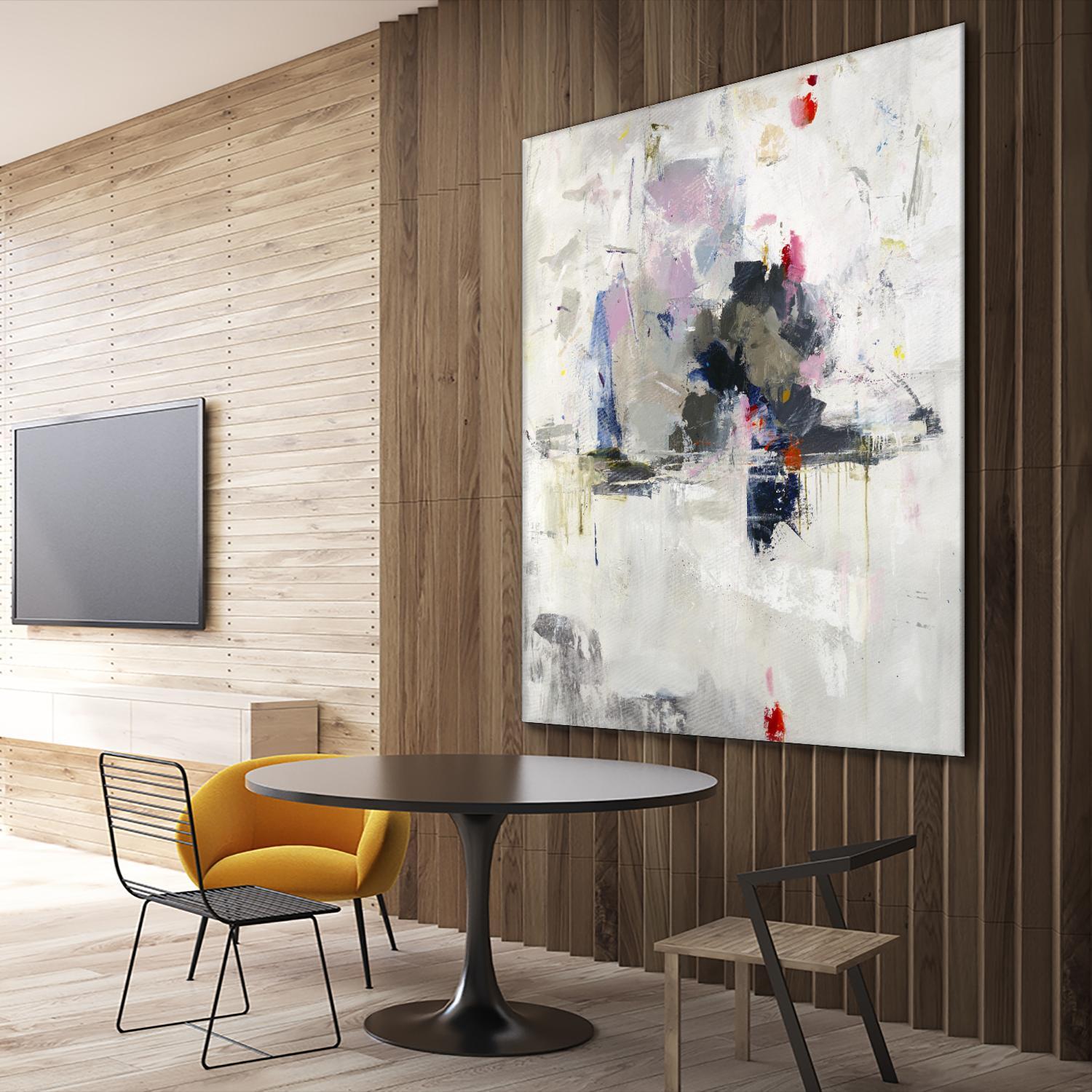 Glacial Mass by Daleno Art on GIANT ART - red abstract abstrait