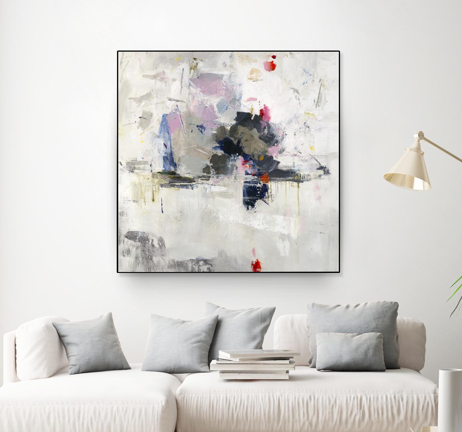 Glacial Mass by Daleno Art on GIANT ART - red abstract abstrait