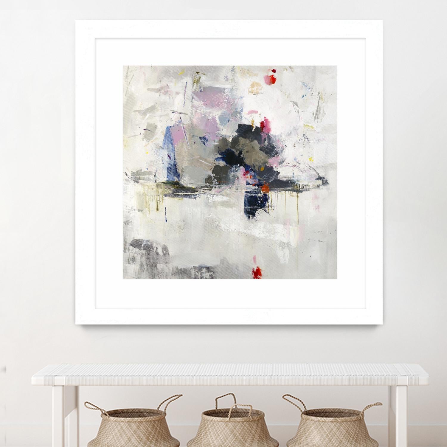 Glacial Mass by Daleno Art on GIANT ART - red abstract abstrait