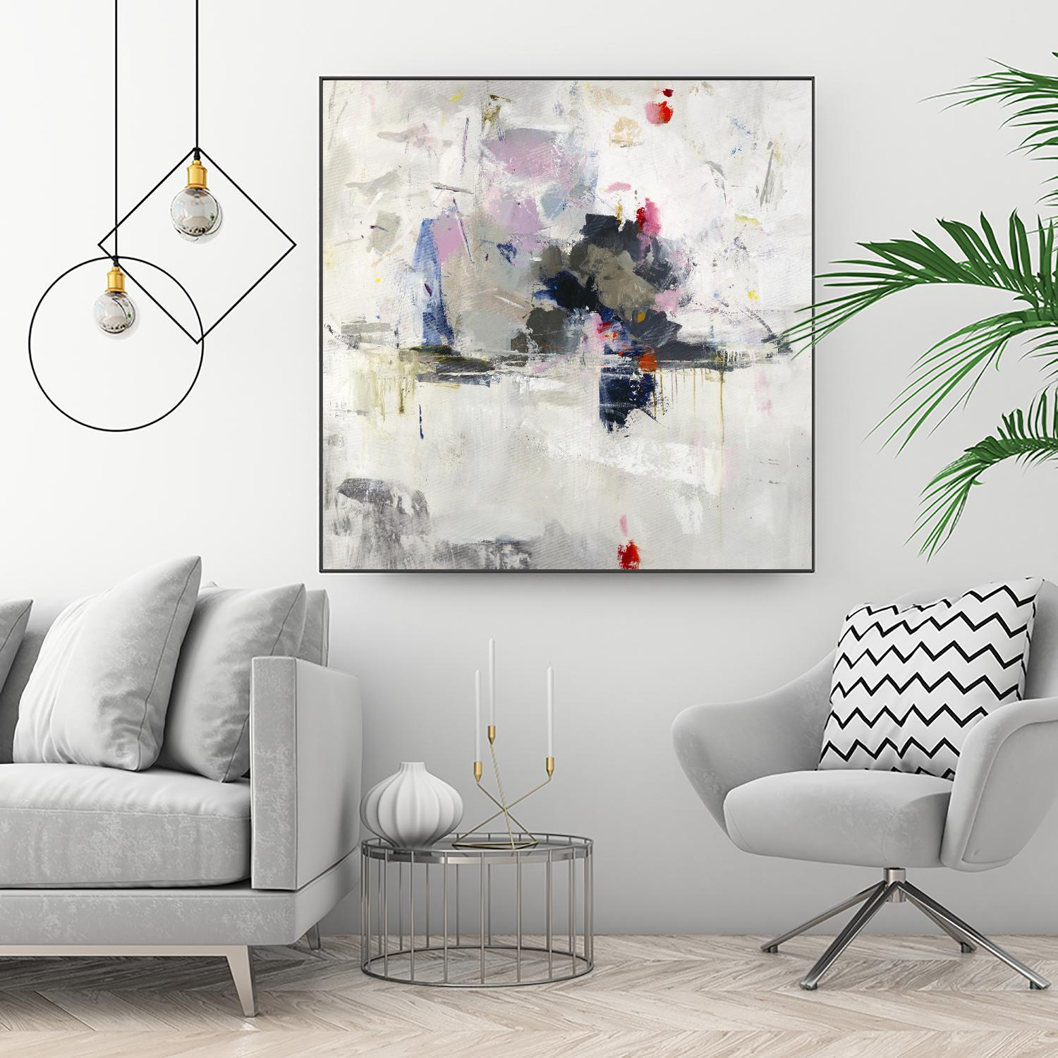 Glacial Mass by Daleno Art on GIANT ART - red abstract abstrait