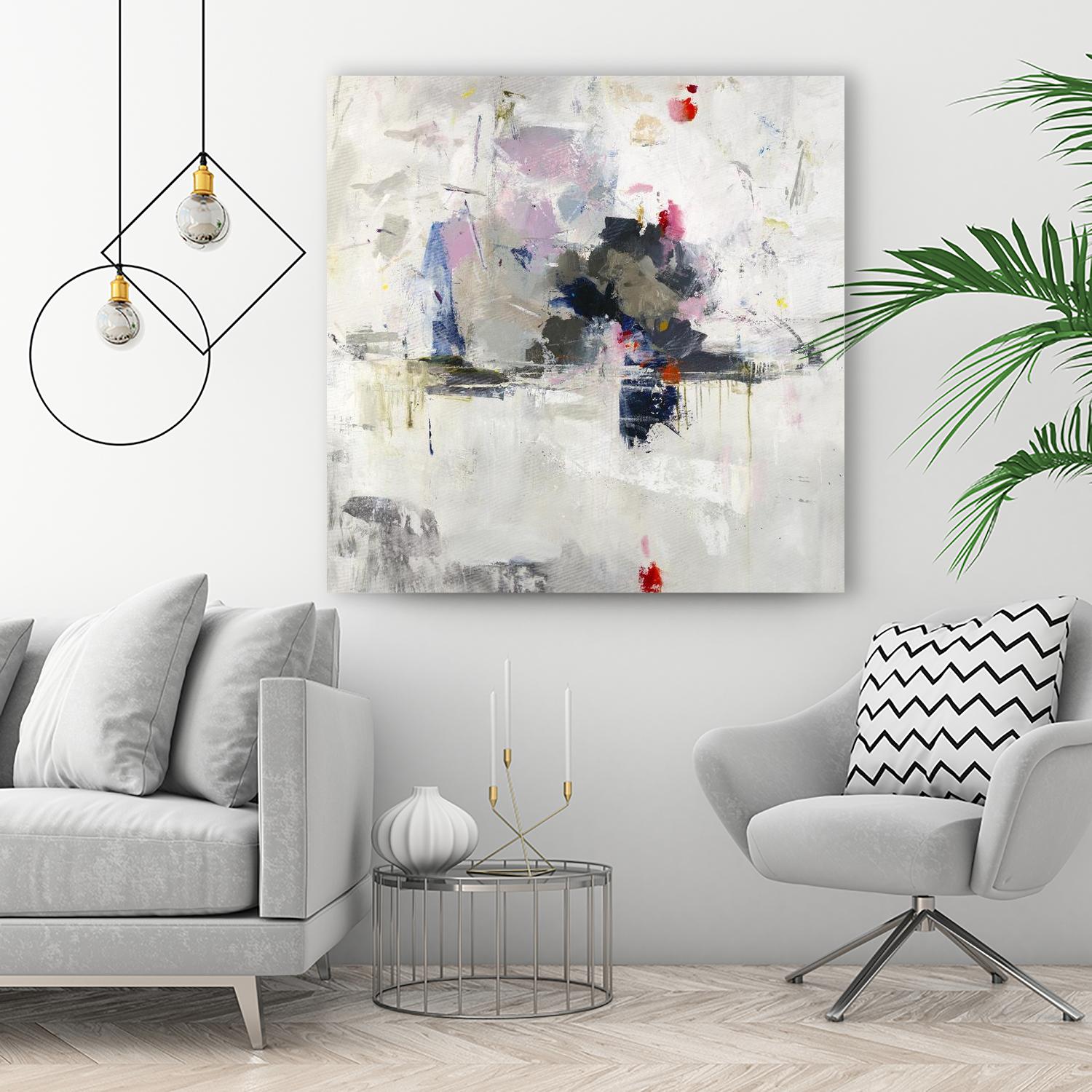 Glacial Mass by Daleno Art on GIANT ART - red abstract abstrait