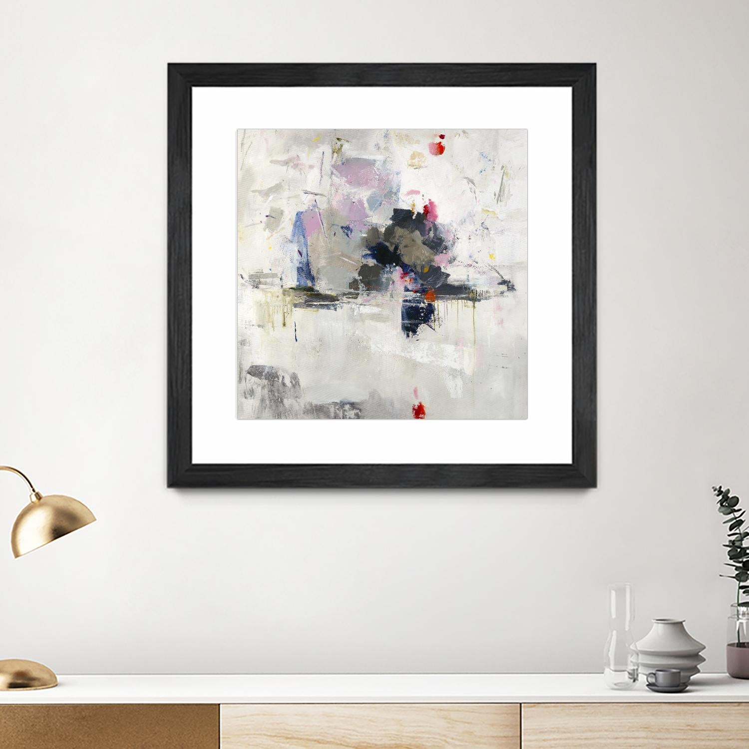 Glacial Mass by Daleno Art on GIANT ART - red abstract abstrait