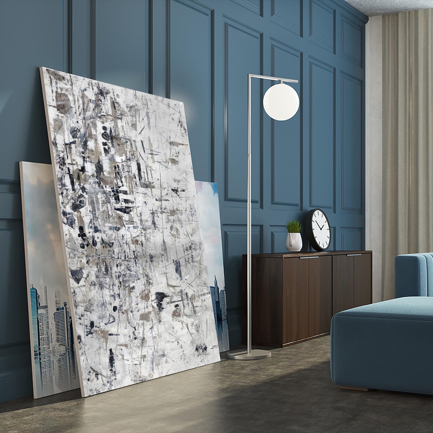 Scattered and Shattered.tif by Daleno Art on GIANT ART - black abstract abstrait