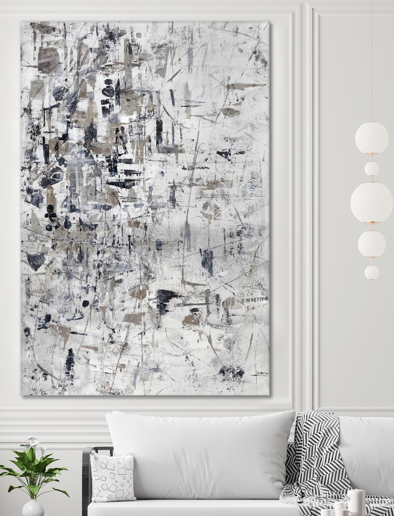 Scattered and Shattered.tif by Daleno Art on GIANT ART - black abstract abstrait