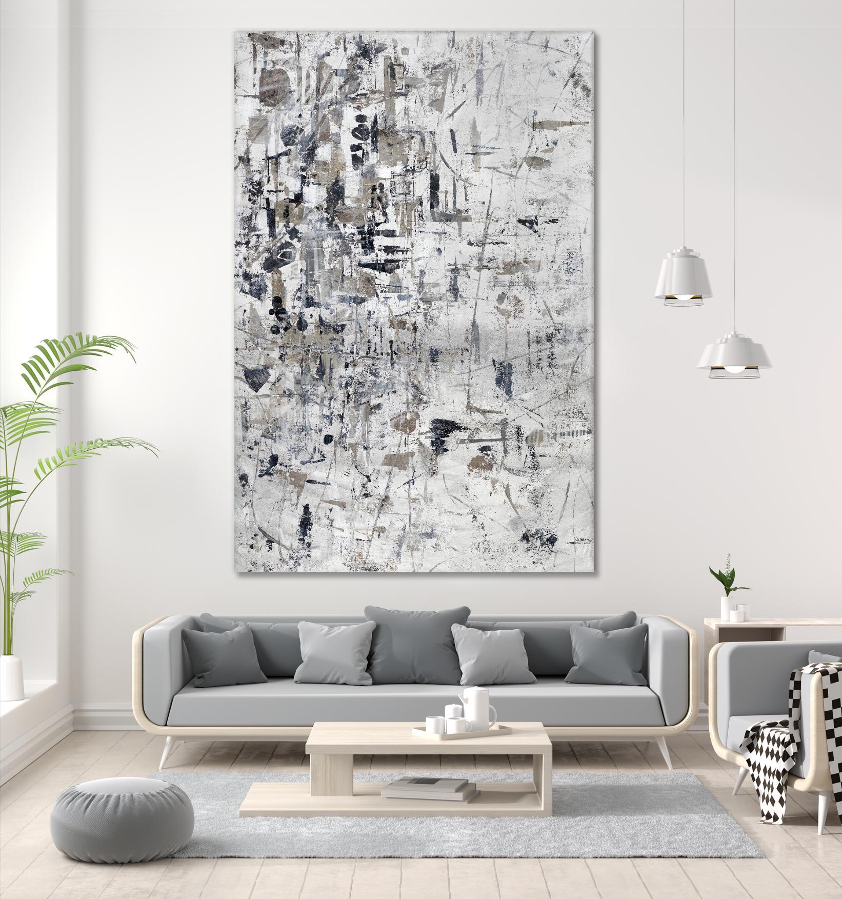Scattered and Shattered.tif by Daleno Art on GIANT ART - black abstract abstrait