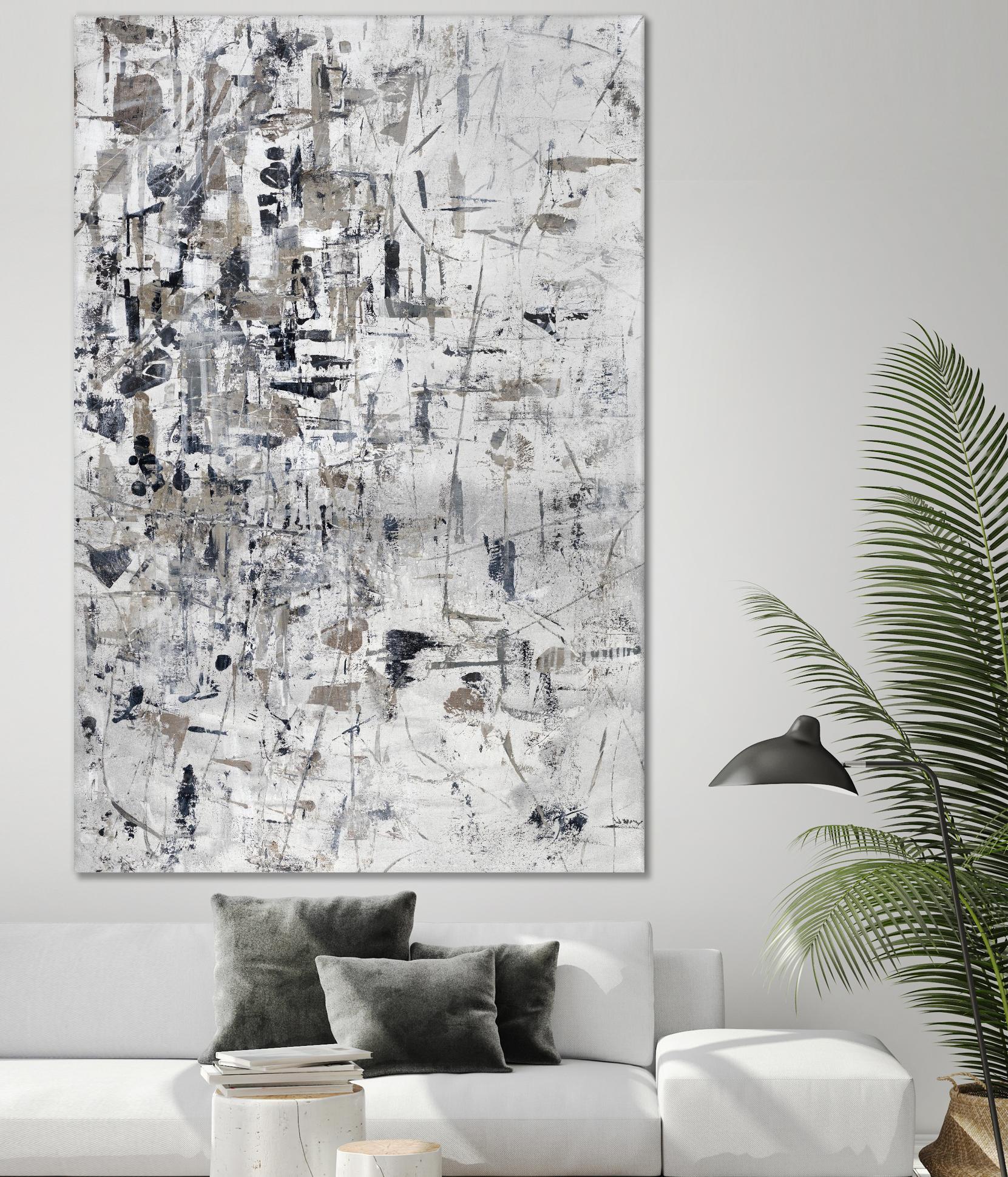 Scattered and Shattered.tif by Daleno Art on GIANT ART - black abstract abstrait