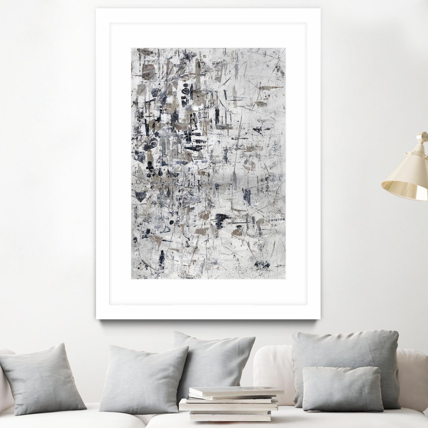 Scattered and Shattered.tif by Daleno Art on GIANT ART - black abstract abstrait