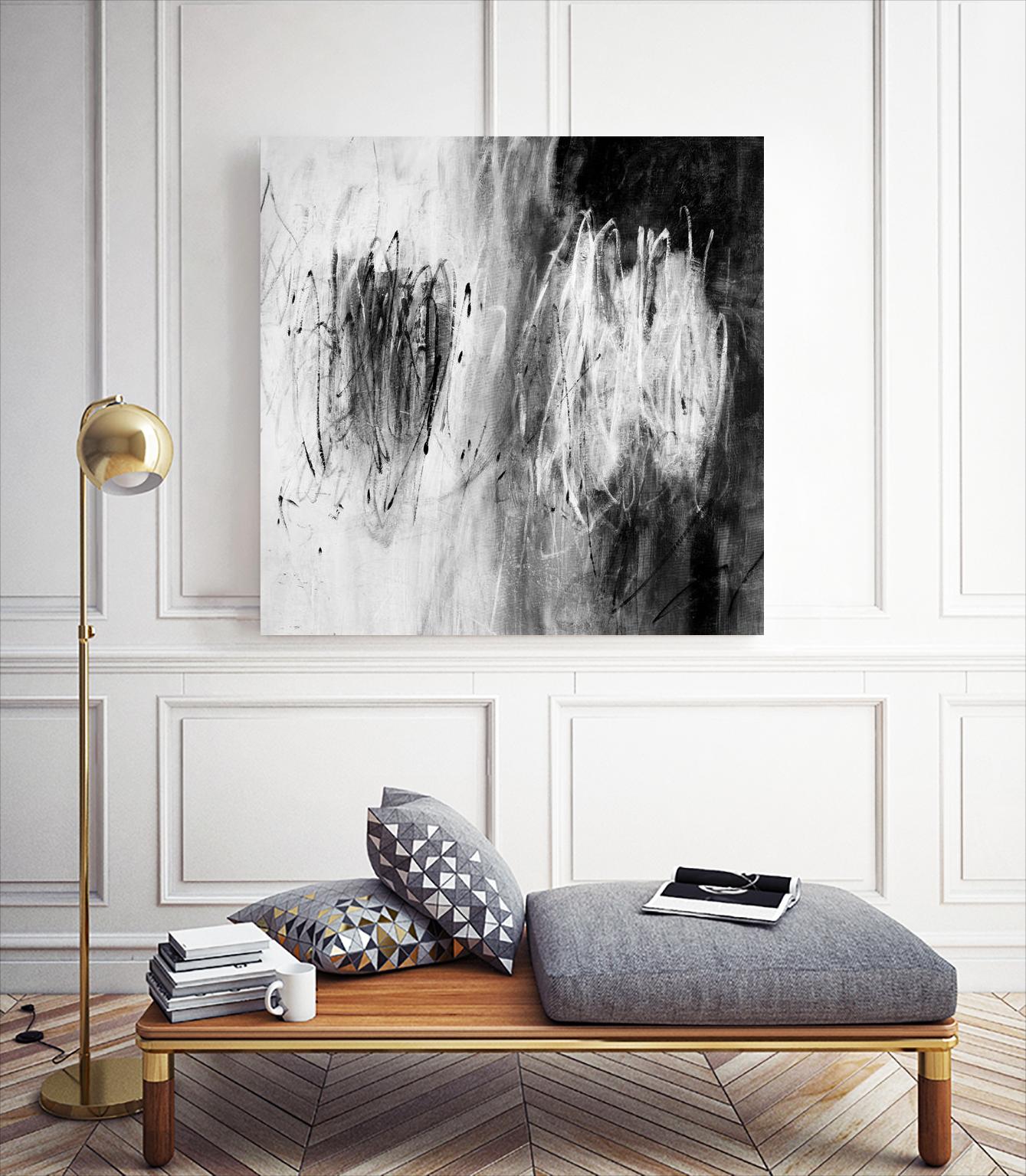Disco Duo by Daleno Art on GIANT ART - white abstract abstrait