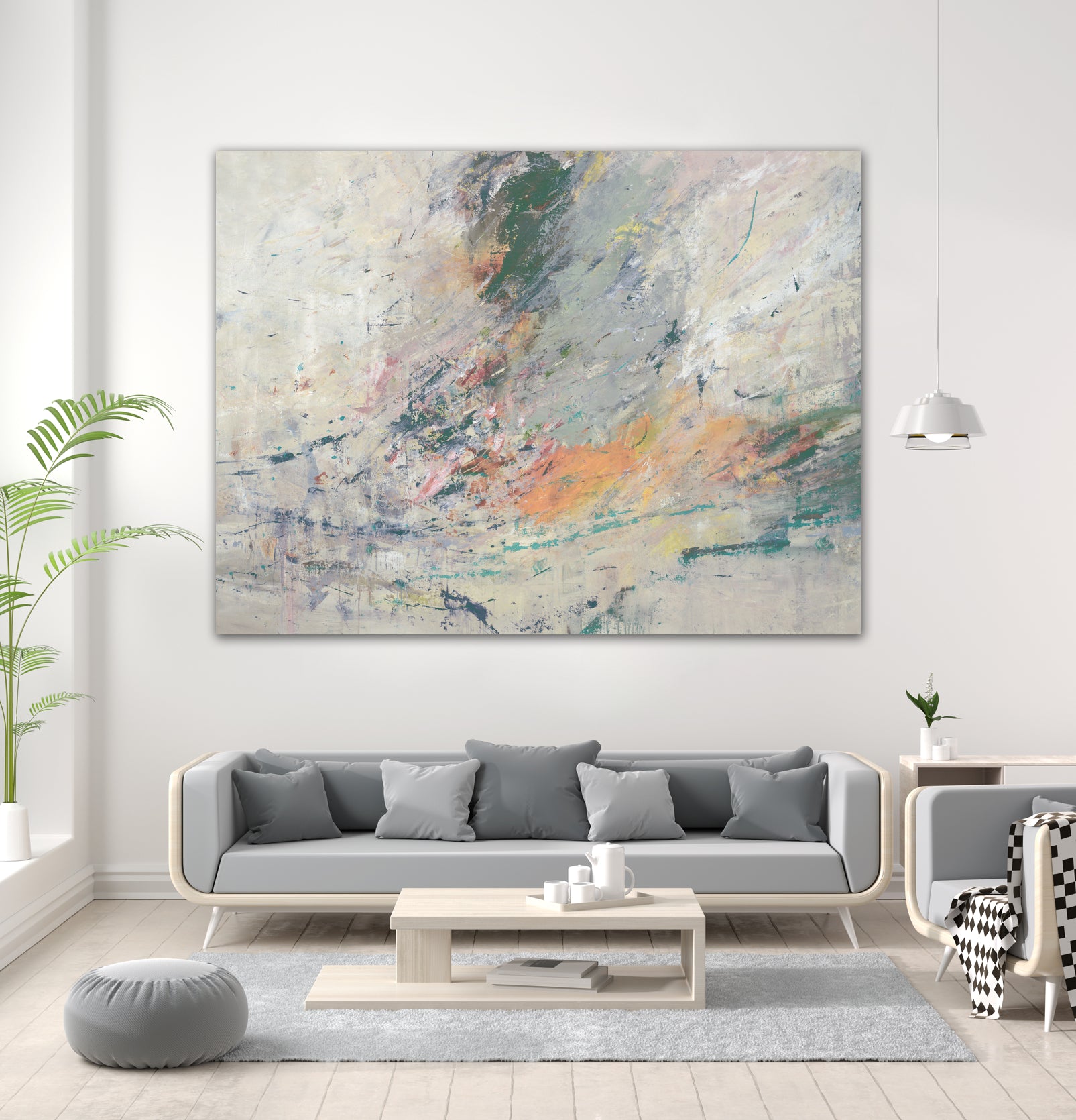 A Fabulous Finish IV by Daleno Art on GIANT ART - grey abstract