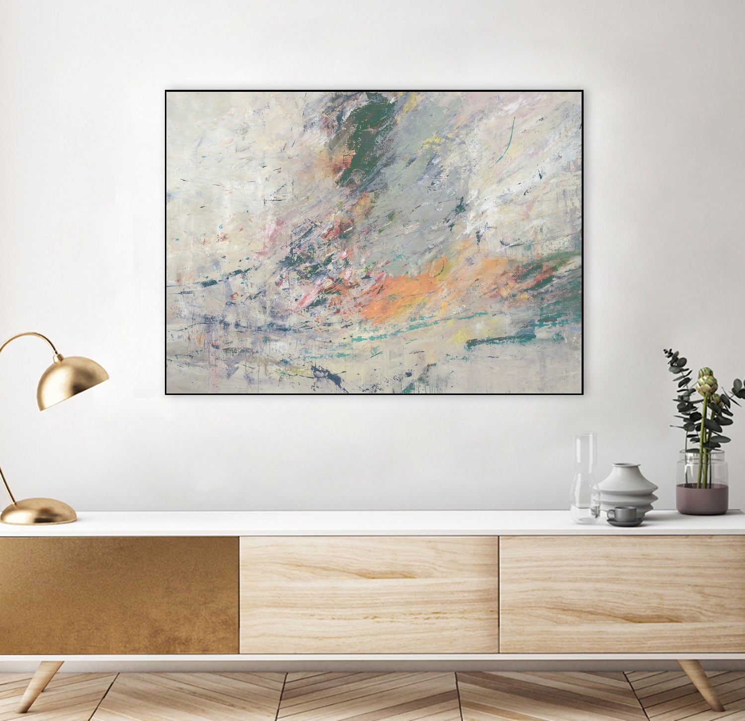 A Fabulous Finish IV by Daleno Art on GIANT ART - grey abstract