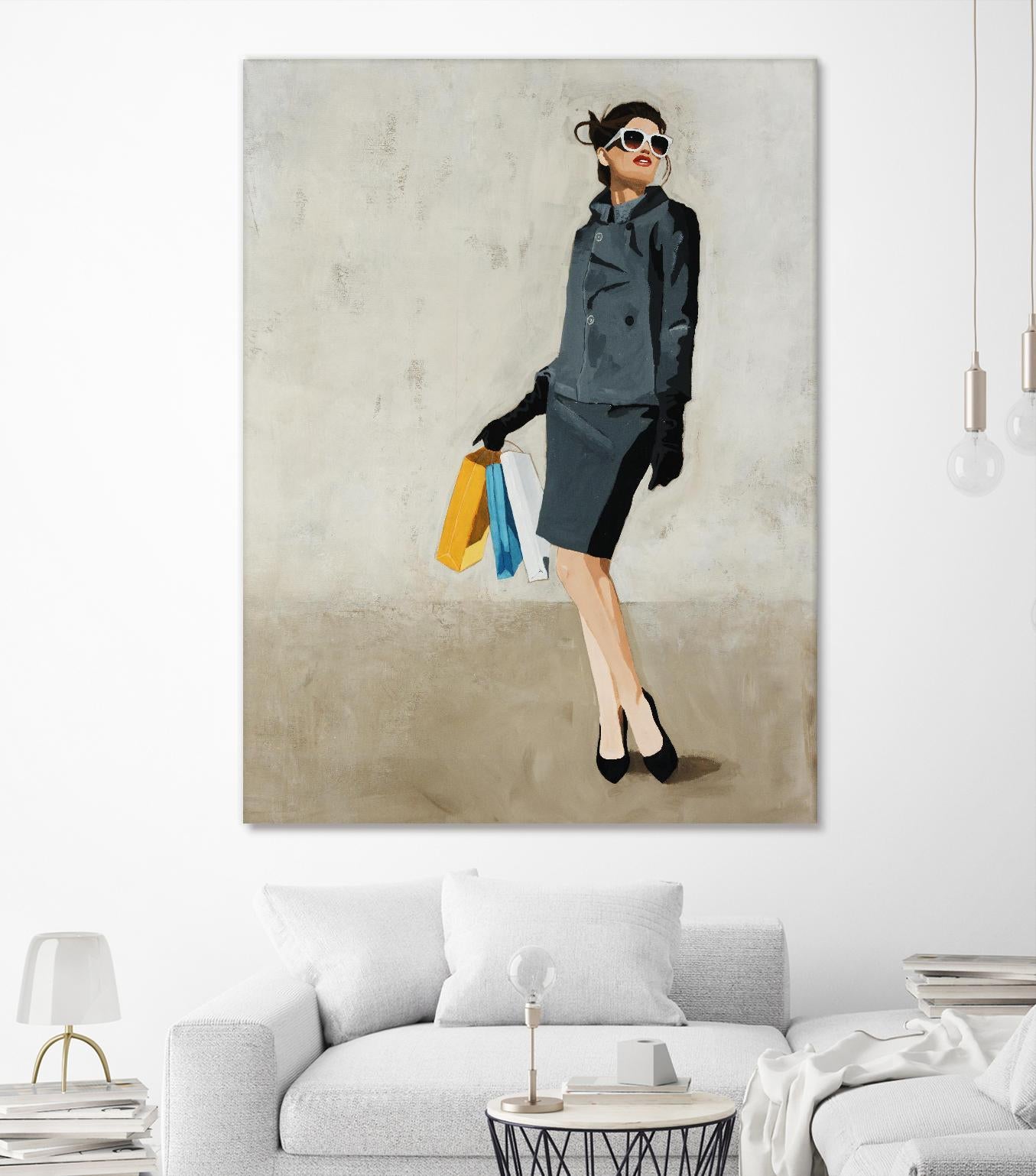 Cosmopolitan by Daleno Art on GIANT ART - blue abstract figure