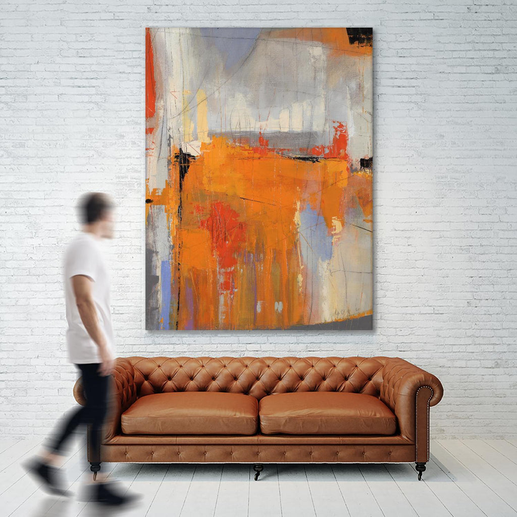 Beach Nut by Daleno Art on GIANT ART - orange abstract abstrait