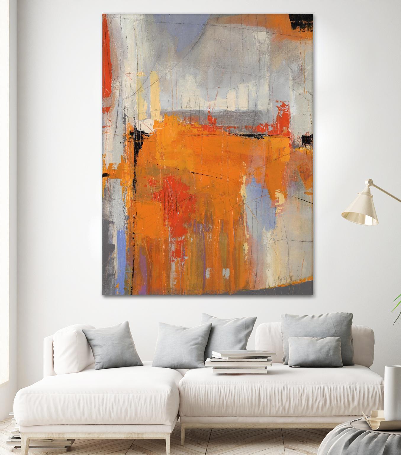 Beach Nut by Daleno Art on GIANT ART - orange abstract abstrait