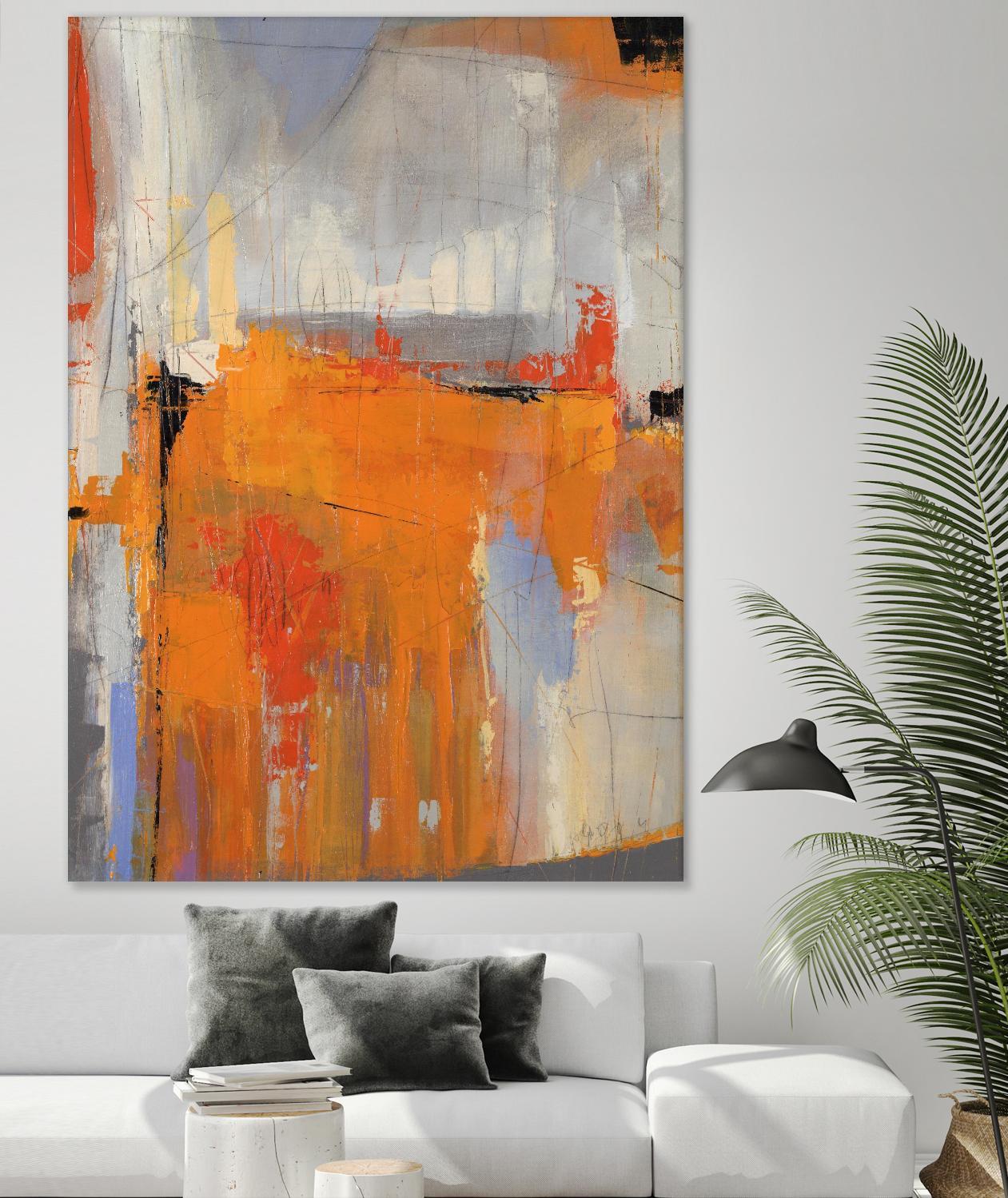 Beach Nut by Daleno Art on GIANT ART - orange abstract abstrait