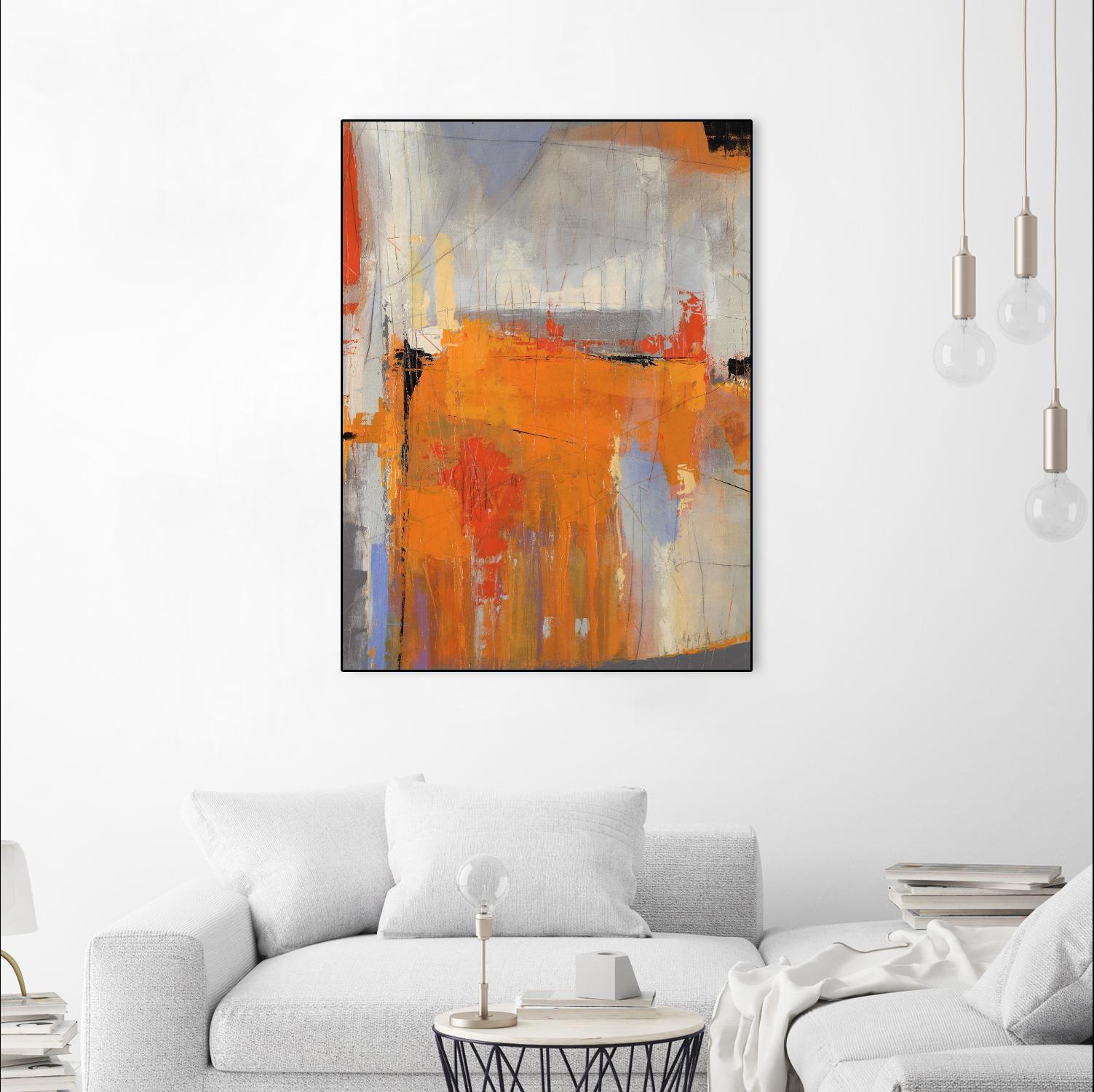 Beach Nut by Daleno Art on GIANT ART - orange abstract abstrait