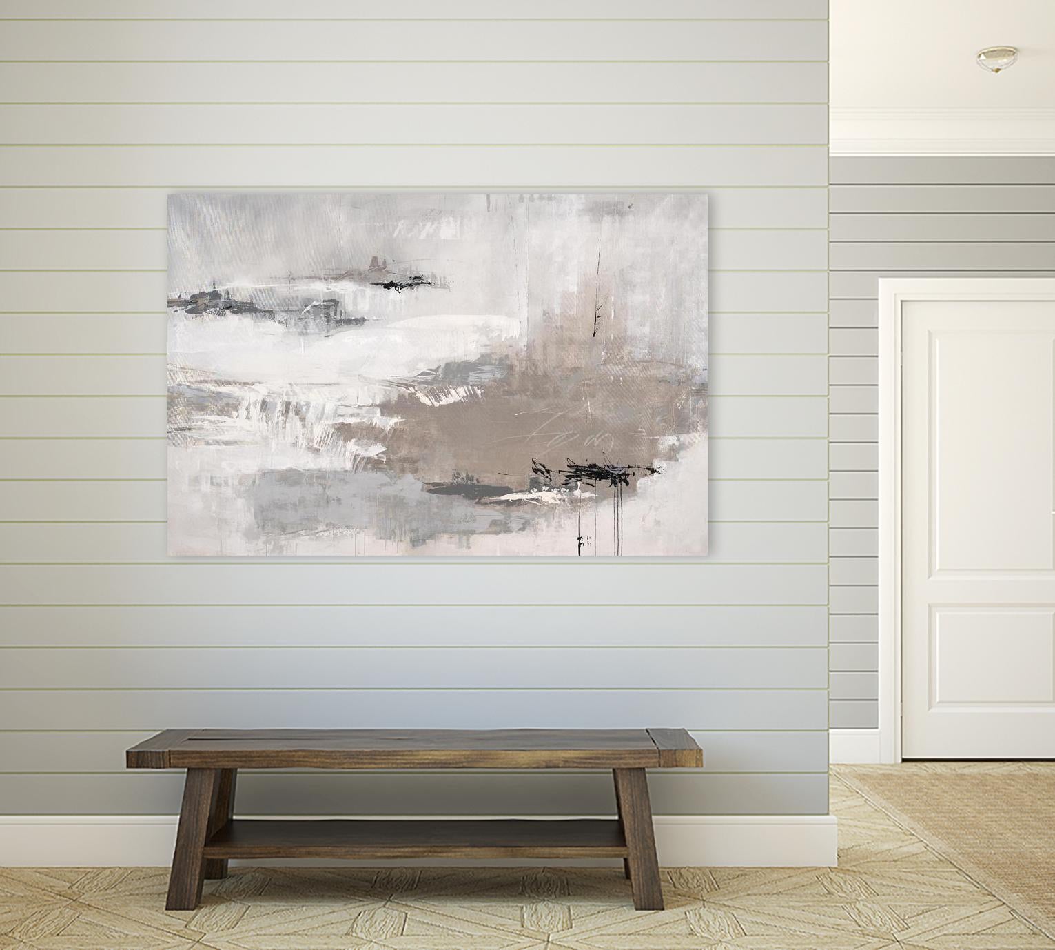 Houston is Calling by Daleno Art on GIANT ART - white abstract abstrait