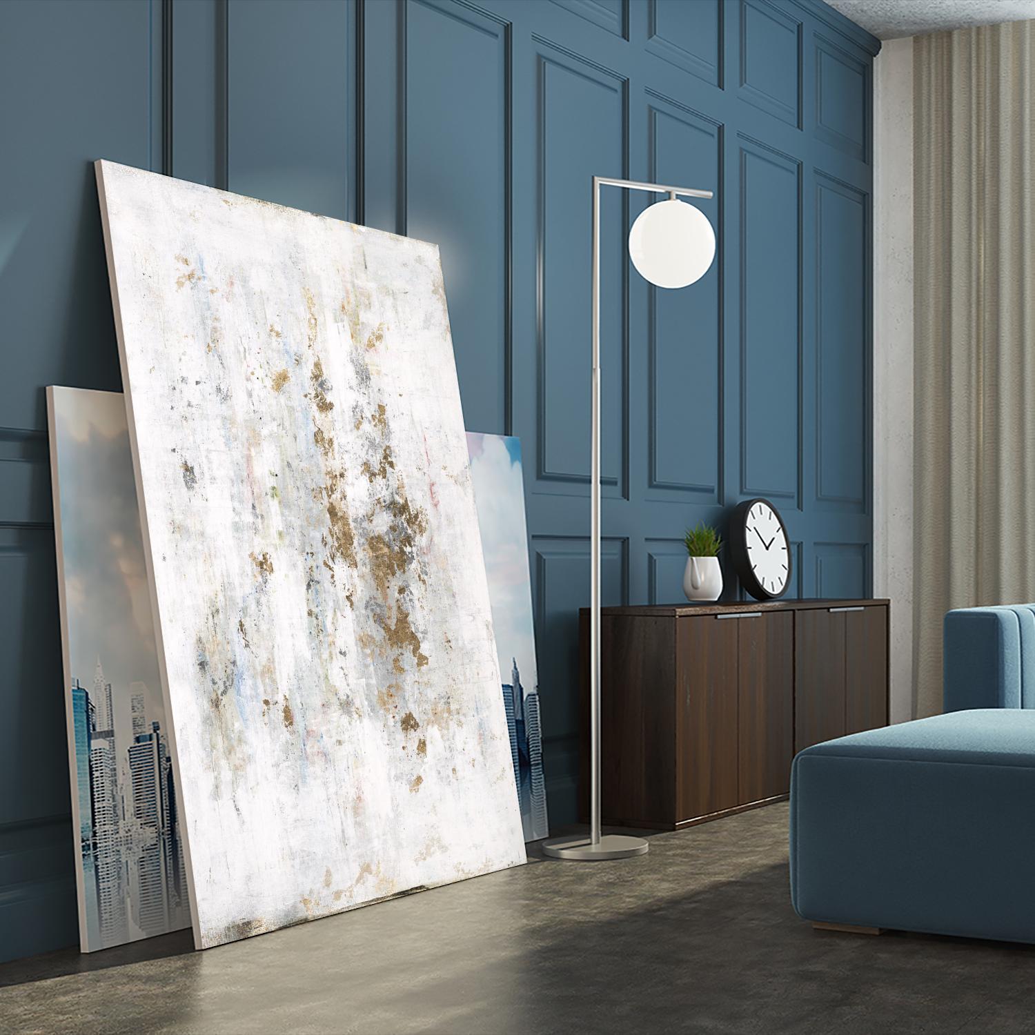 Drips and Dabs II by Daleno Art on GIANT ART - gold abstract abstract